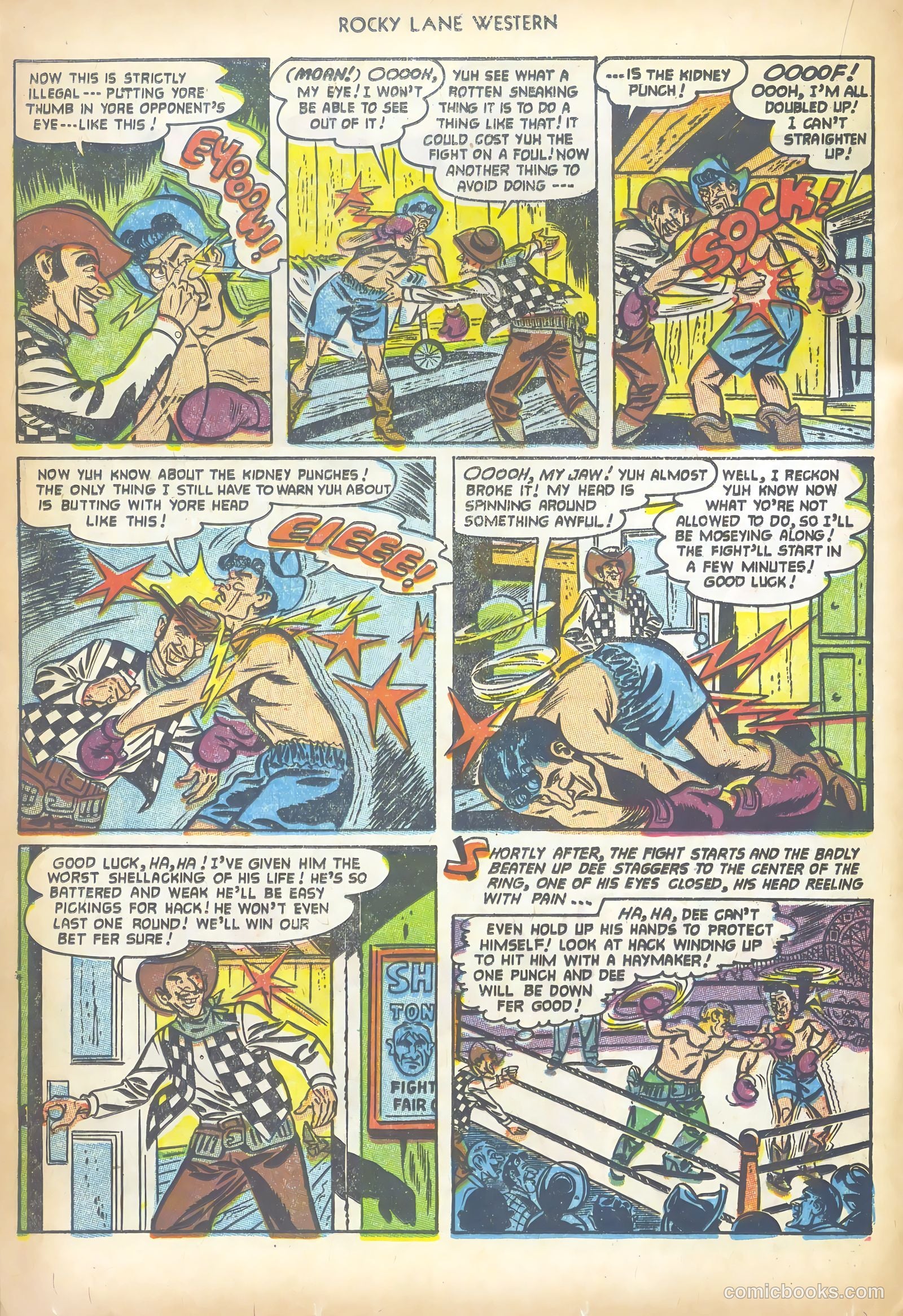 Rocky Lane Western #50 (1953) — page 16 of 36