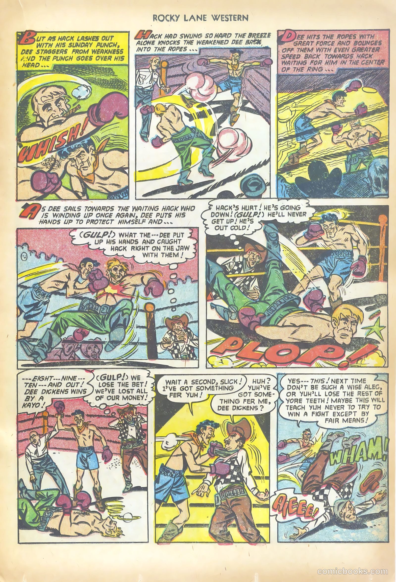 Rocky Lane Western #50 (1953) — page 17 of 36