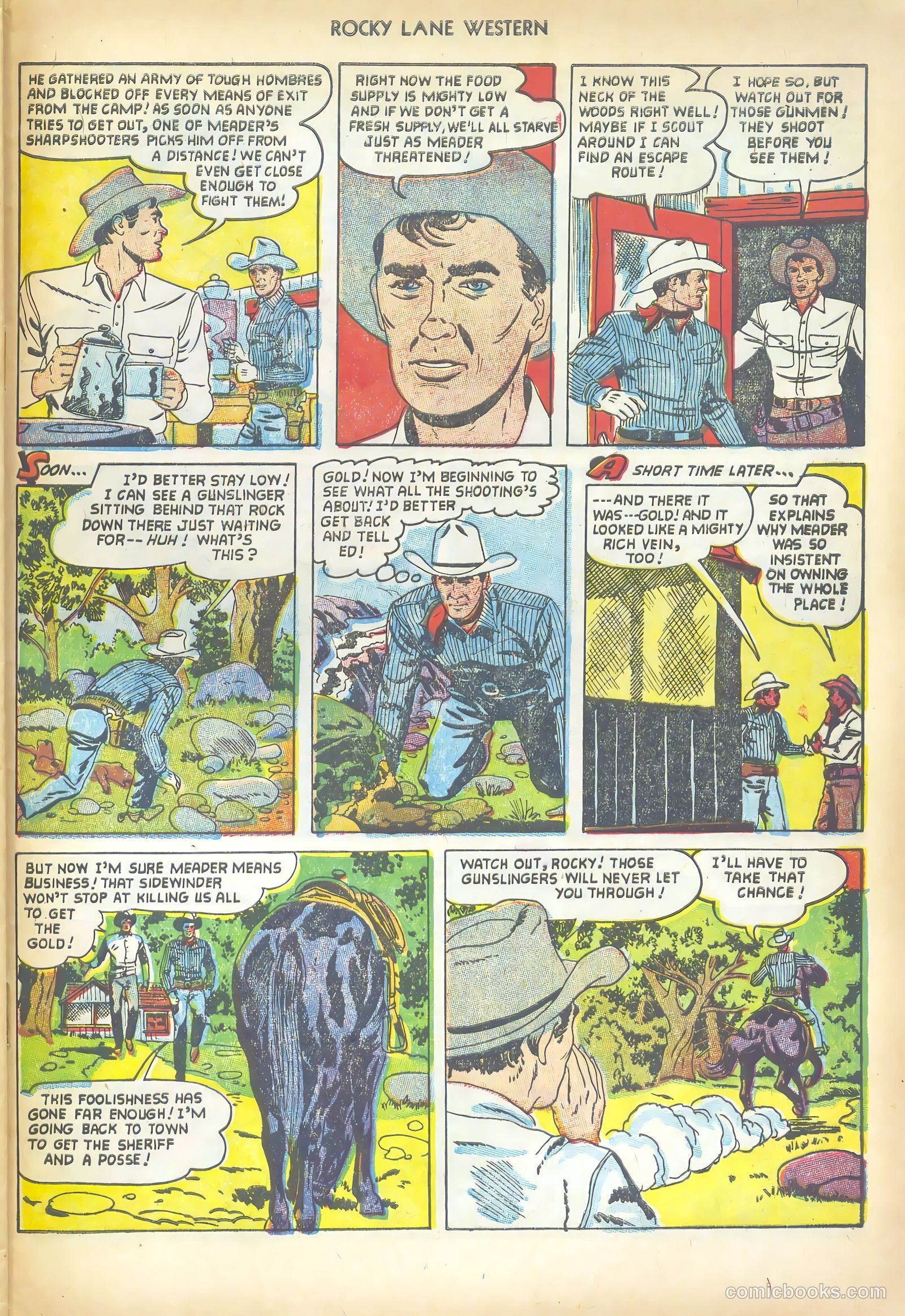 Rocky Lane Western #50 (1953) — page 29 of 36