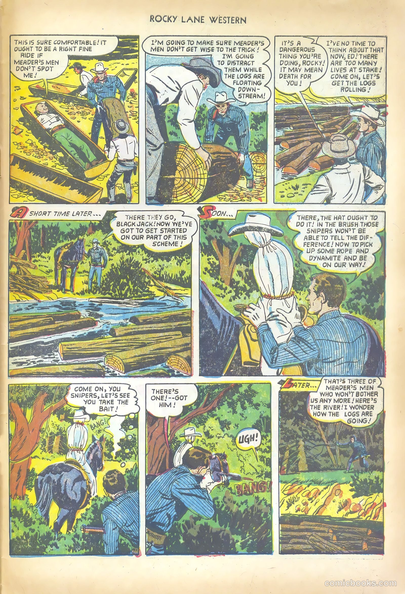 Rocky Lane Western #50 (1953) — page 31 of 36