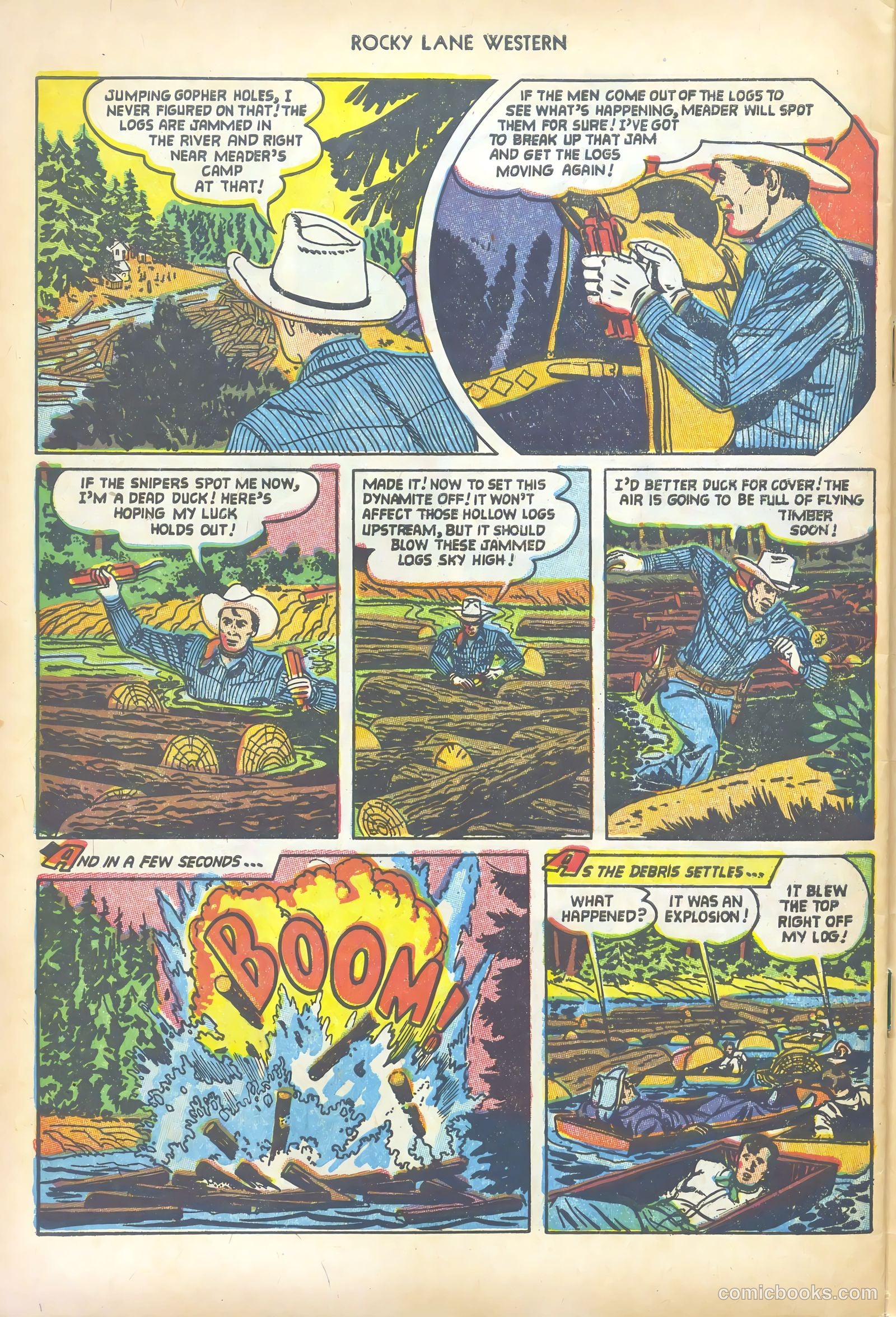 Rocky Lane Western #50 (1953) — page 32 of 36