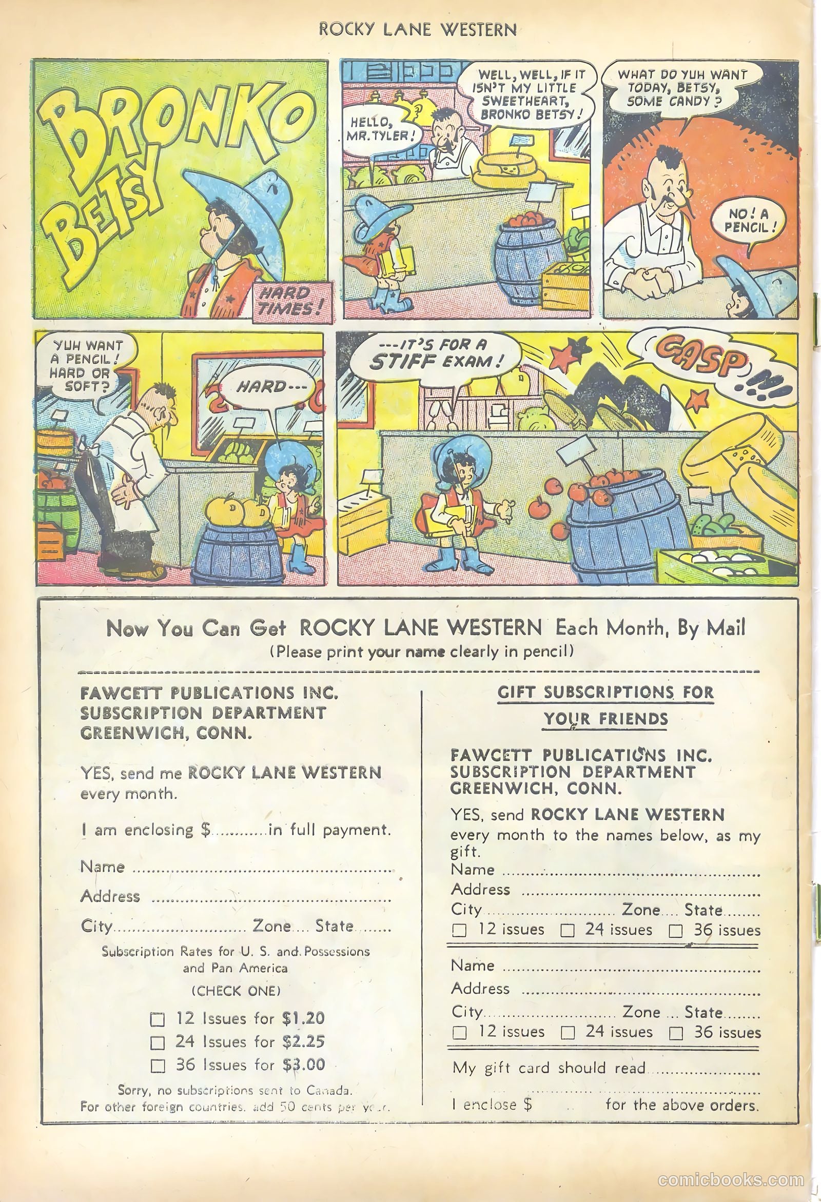 Rocky Lane Western #50 (1953) — page 34 of 36
