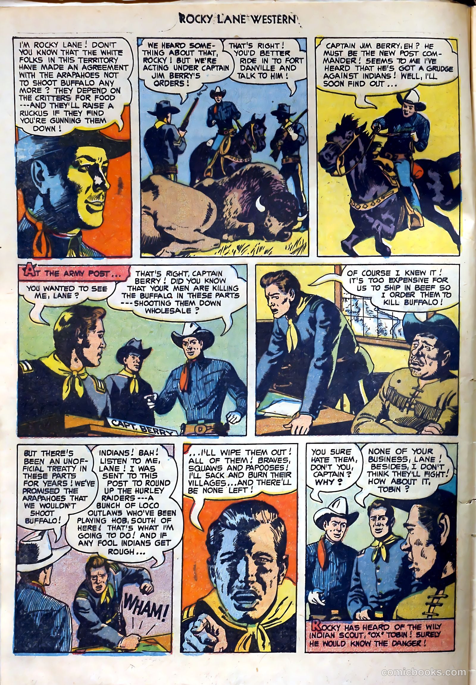 Rocky Lane Western #51 (1953) — page 4 of 36