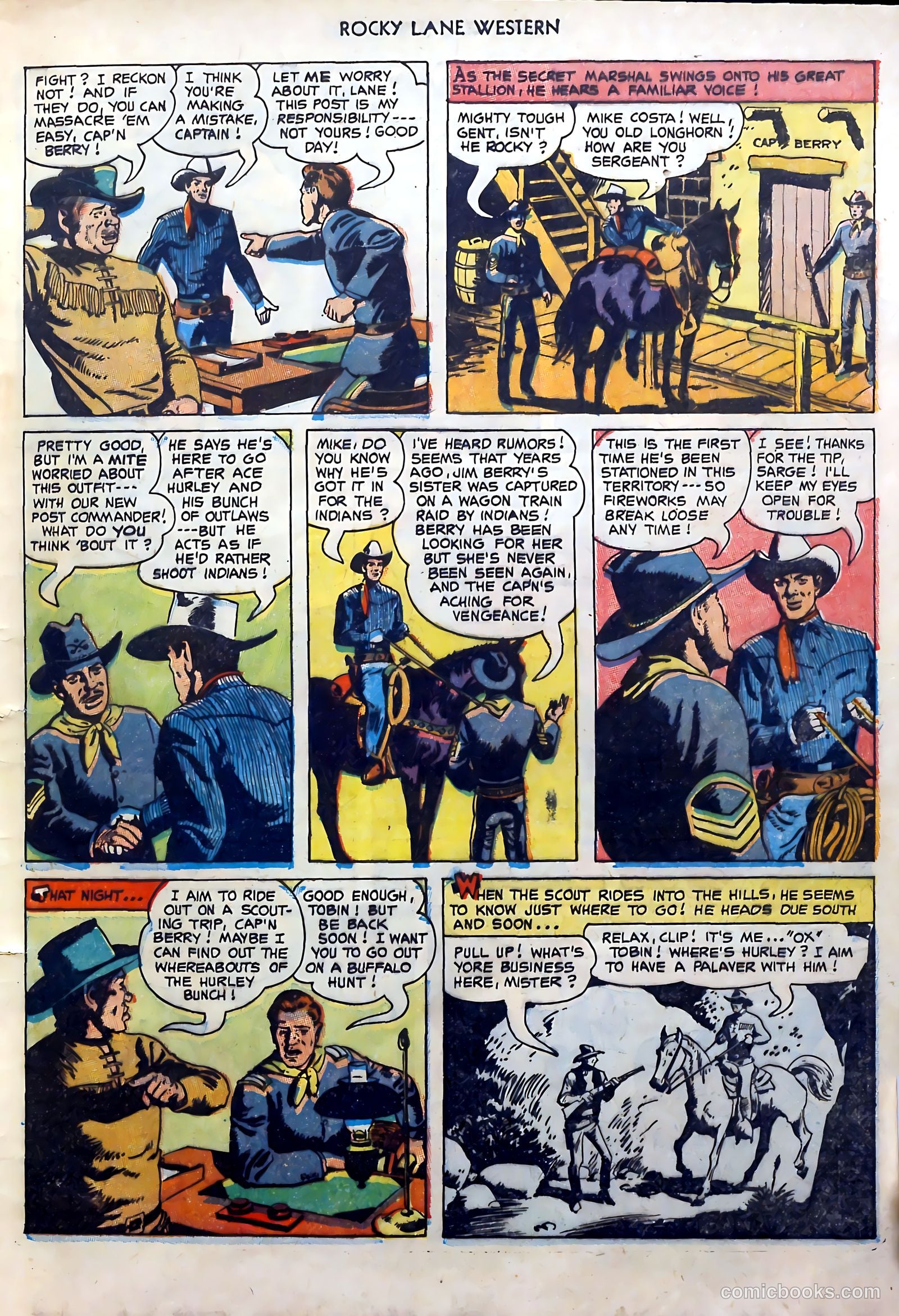 Rocky Lane Western #51 (1953) — page 5 of 36