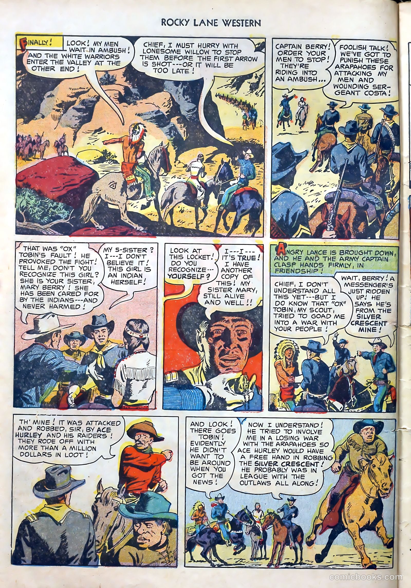 Rocky Lane Western #51 (1953) — page 10 of 36