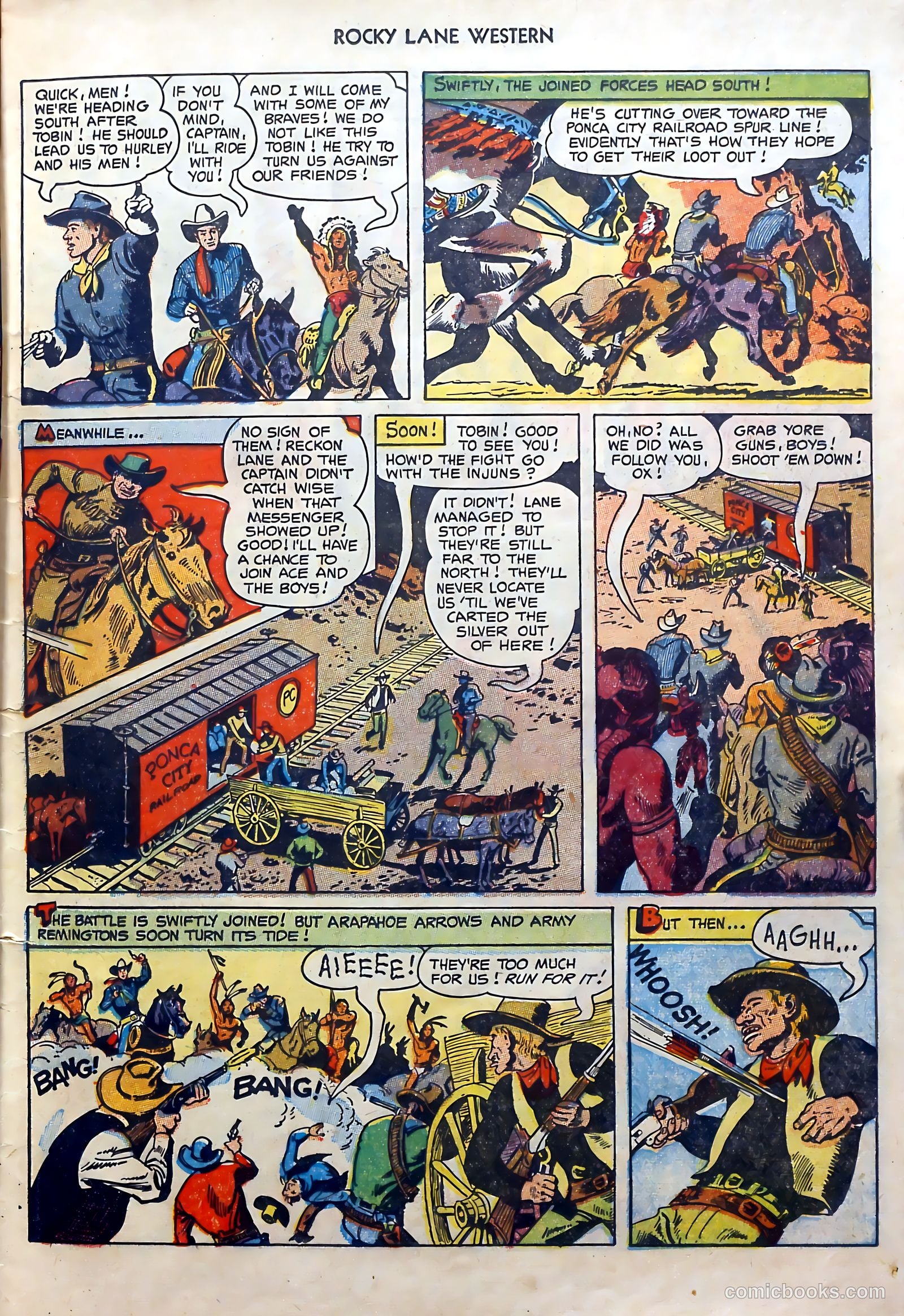 Rocky Lane Western #51 (1953) — page 11 of 36
