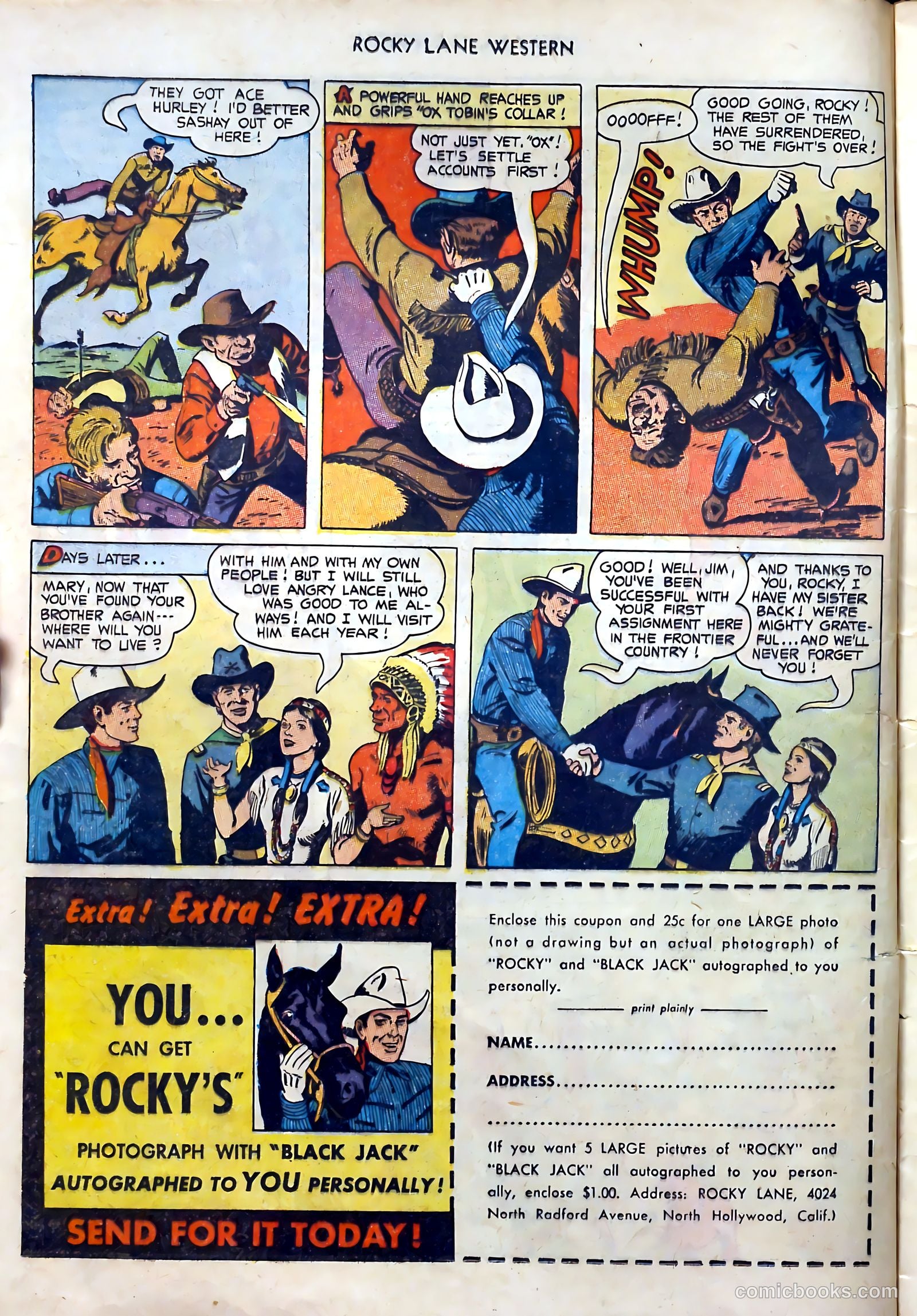 Rocky Lane Western #51 (1953) — page 12 of 36