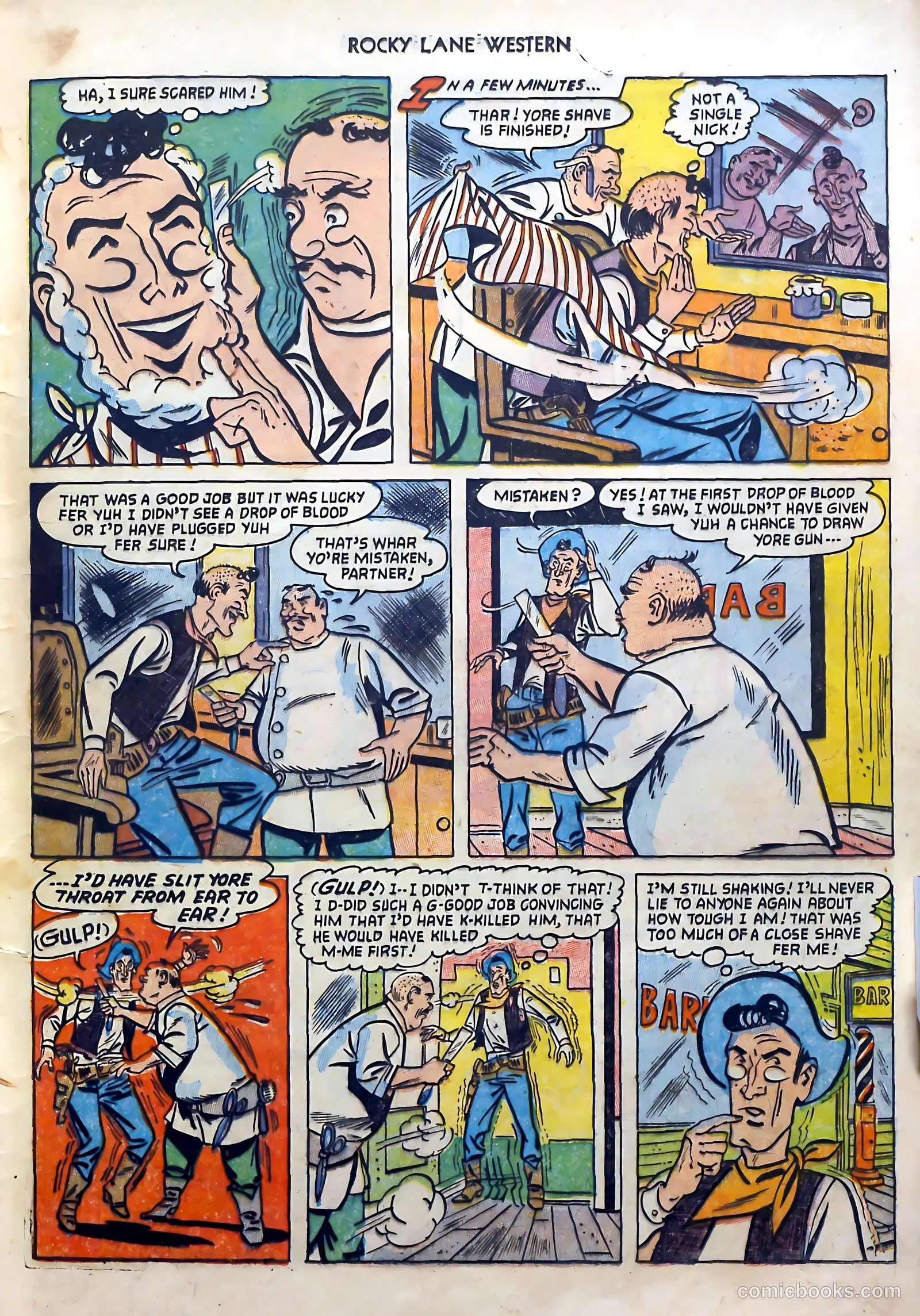 Rocky Lane Western #51 (1953) — page 17 of 36