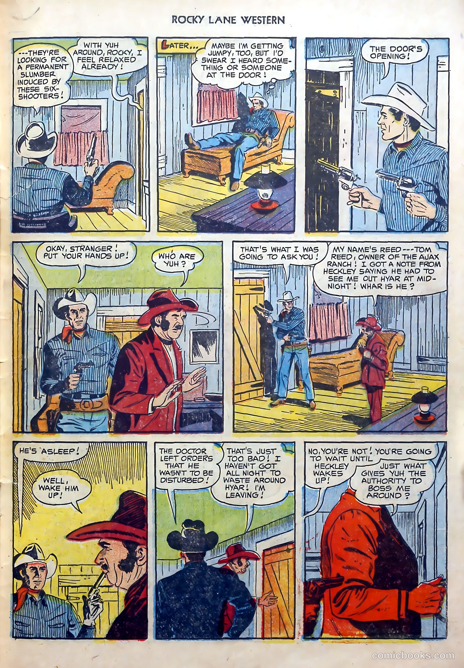 Rocky Lane Western #51 (1953) — page 19 of 36