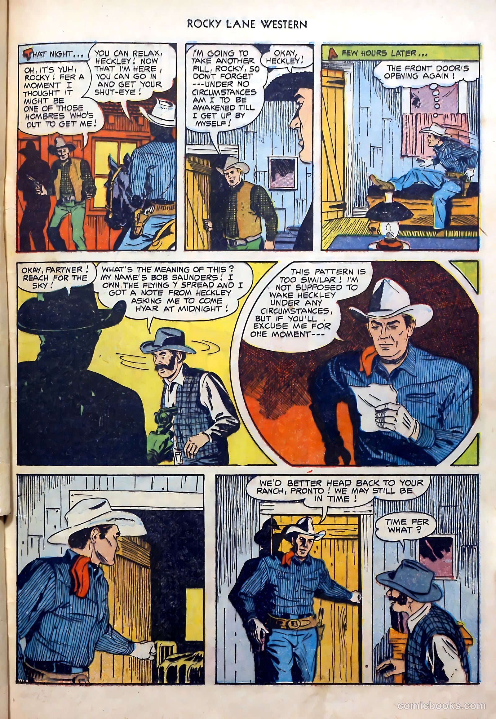 Rocky Lane Western #51 (1953) — page 21 of 36