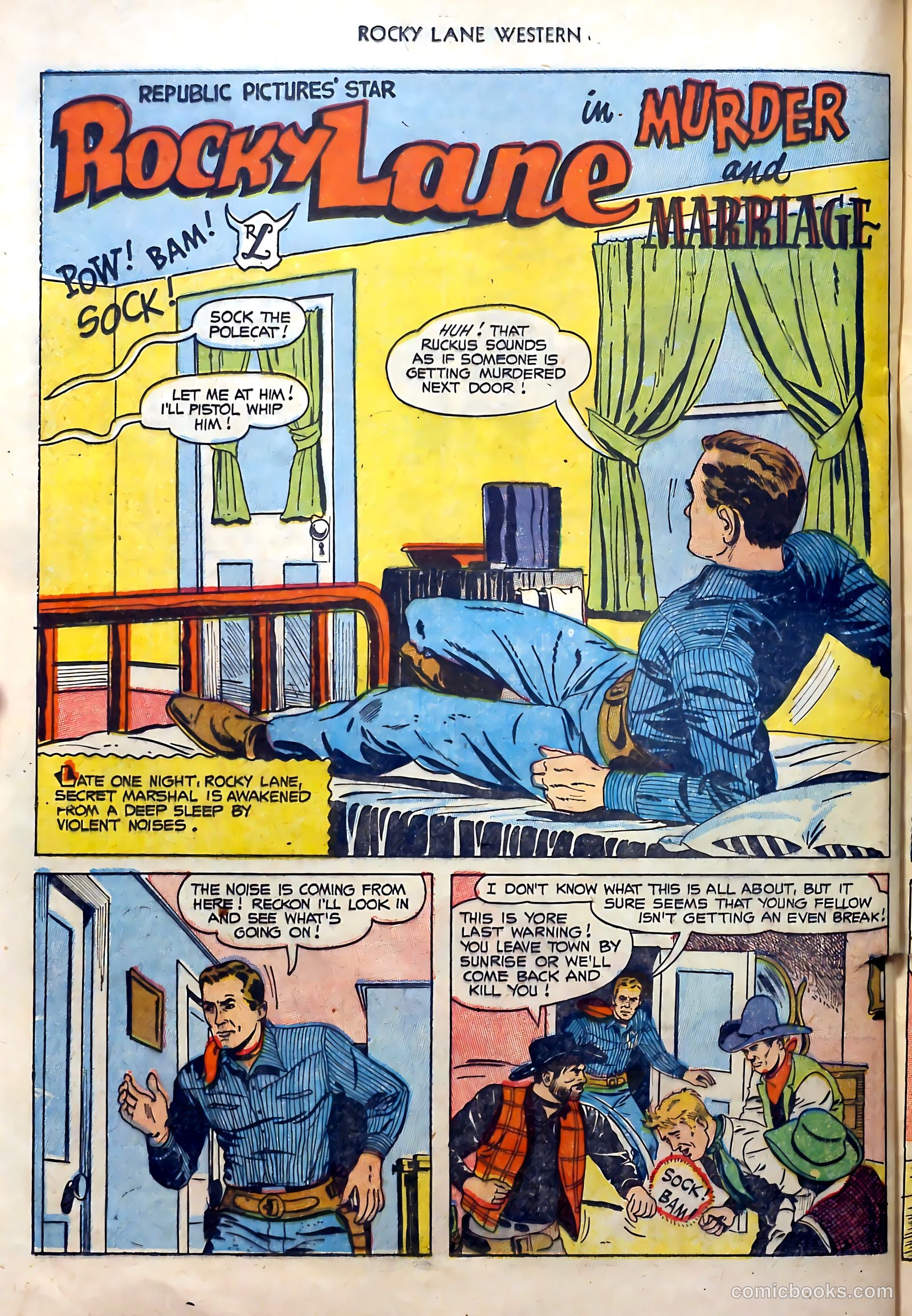 Rocky Lane Western #51 (1953) — page 24 of 36