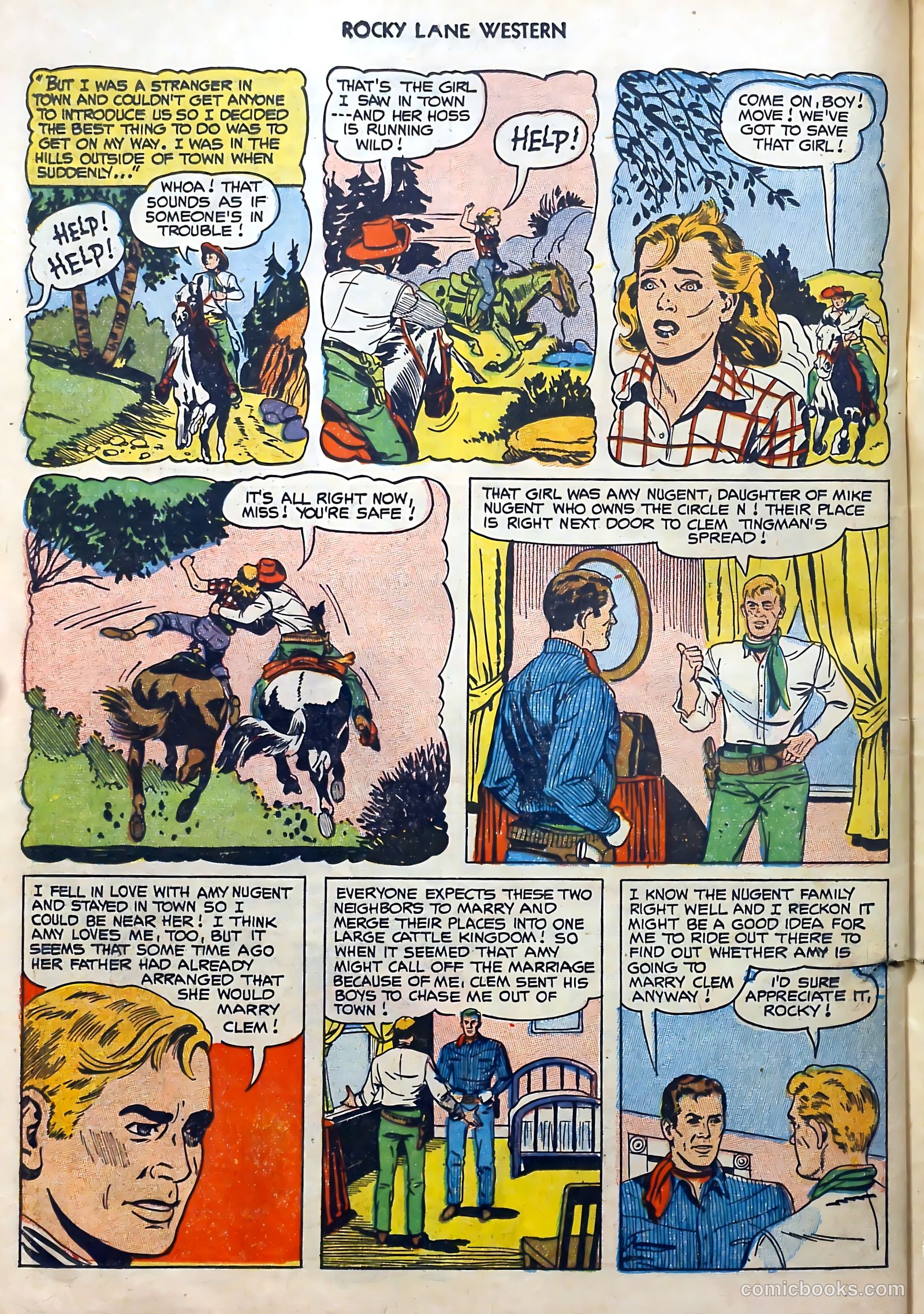 Rocky Lane Western #51 (1953) — page 26 of 36