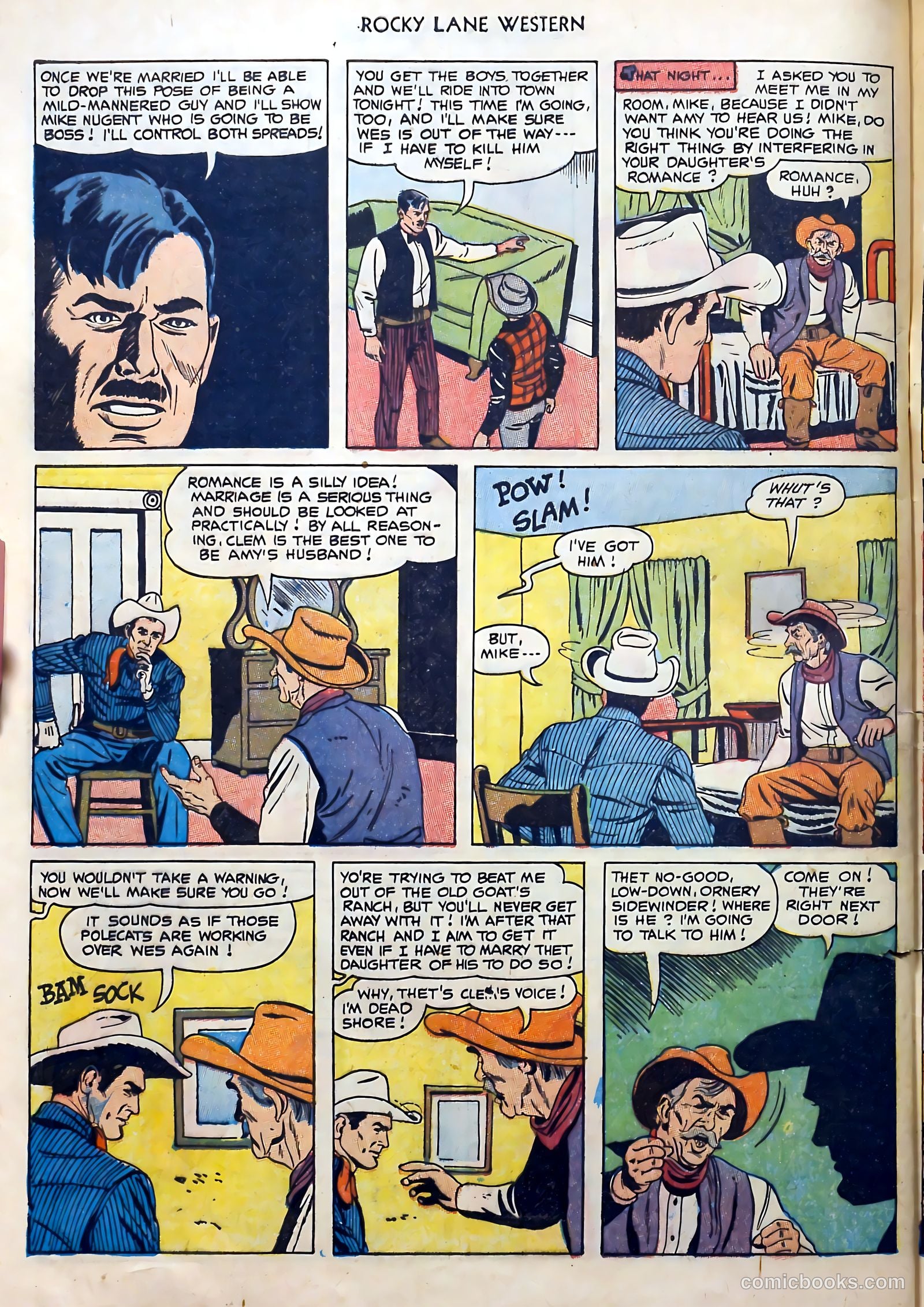 Rocky Lane Western #51 (1953) — page 28 of 36