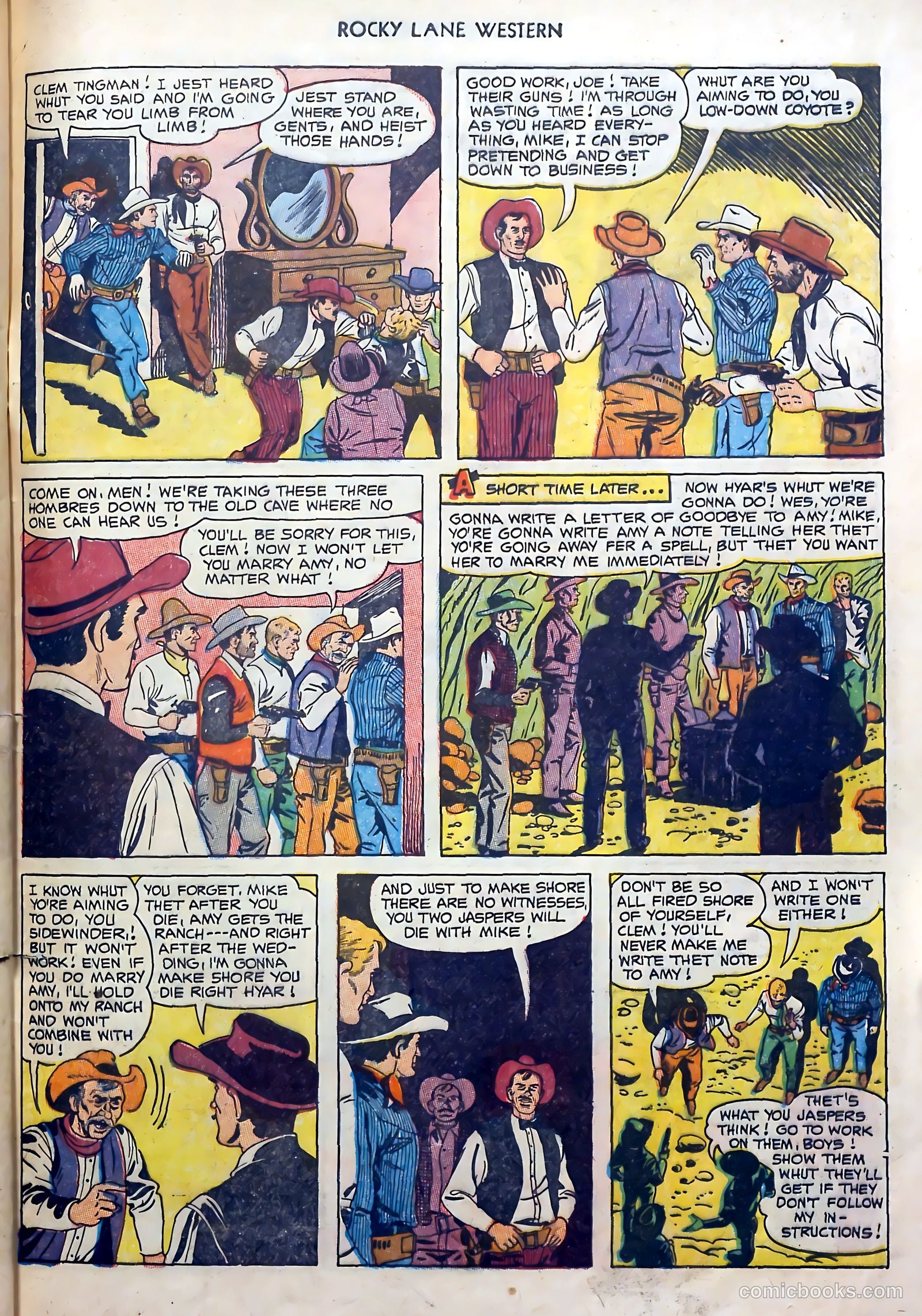 Rocky Lane Western #51 (1953) — page 29 of 36