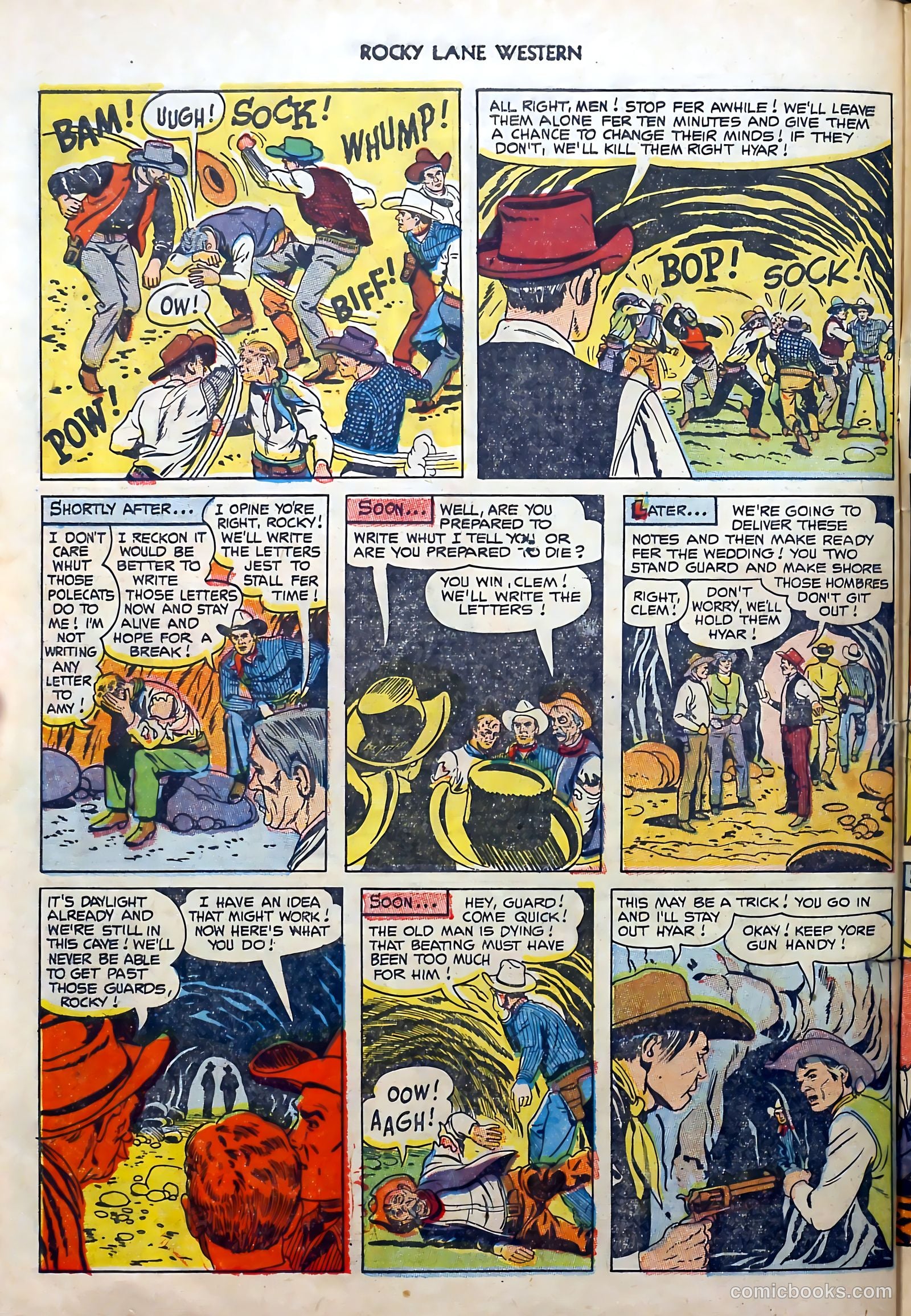 Rocky Lane Western #51 (1953) — page 30 of 36