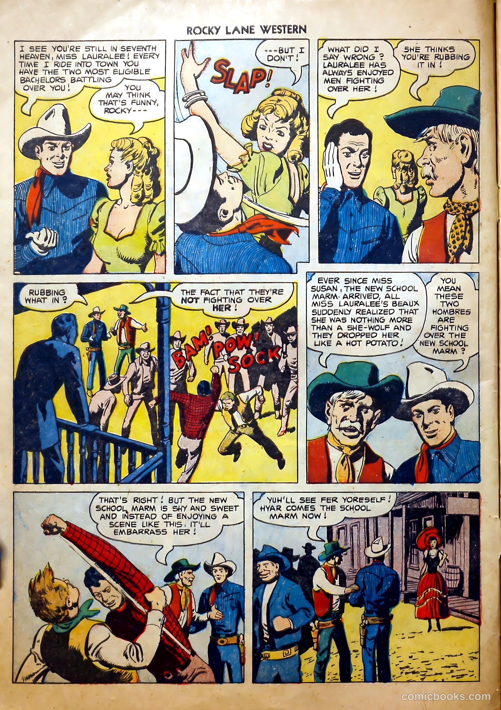 Rocky Lane Western #52 (1953) — page 4 of 36