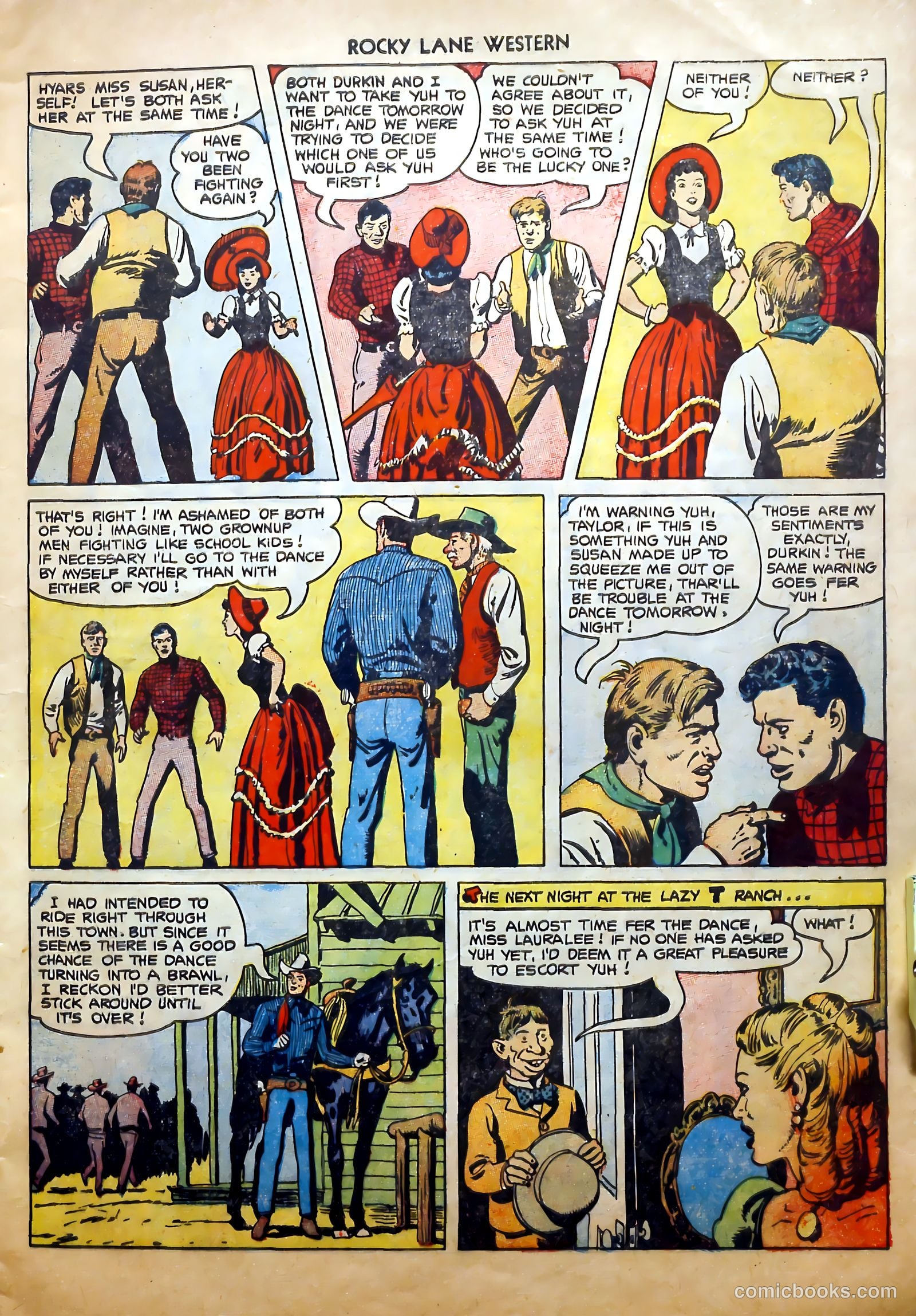 Rocky Lane Western #52 (1953) — page 5 of 36