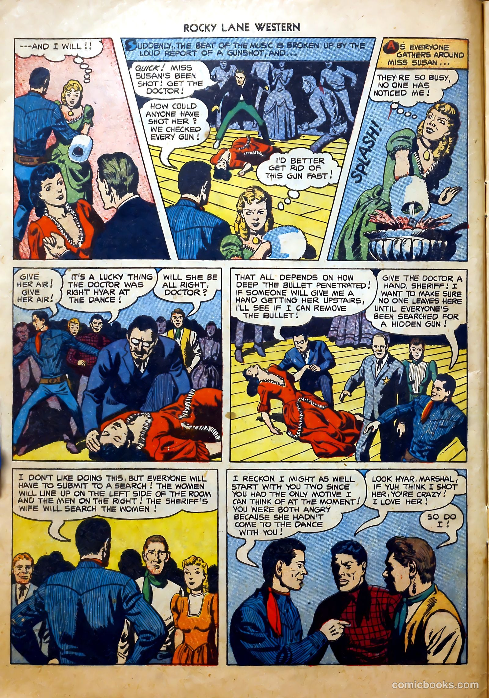 Rocky Lane Western #52 (1953) — page 8 of 36