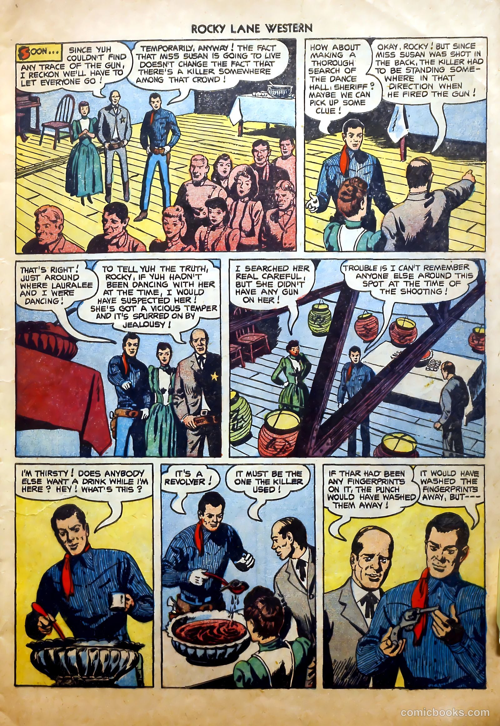 Rocky Lane Western #52 (1953) — page 9 of 36