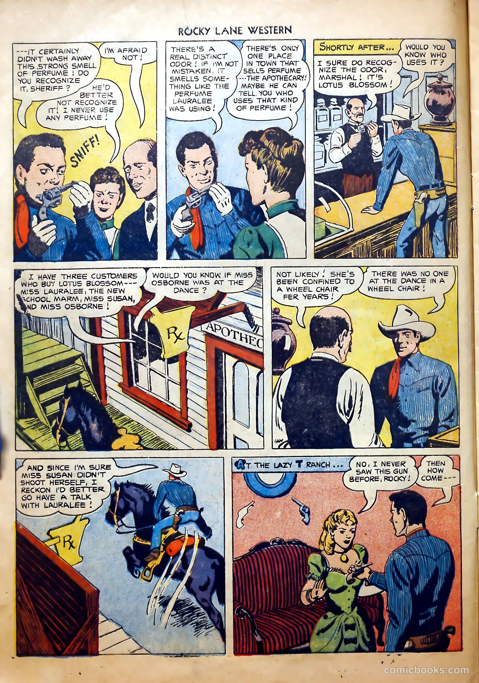 Rocky Lane Western #52 (1953) — page 10 of 36