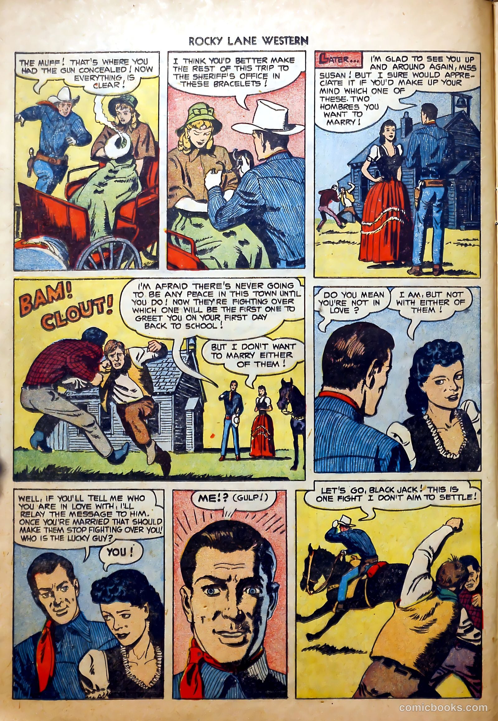 Rocky Lane Western #52 (1953) — page 12 of 36