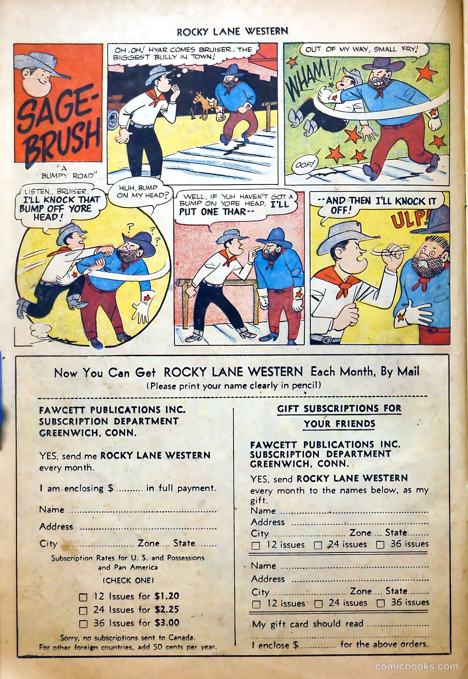 Rocky Lane Western #52 (1953) — page 14 of 36