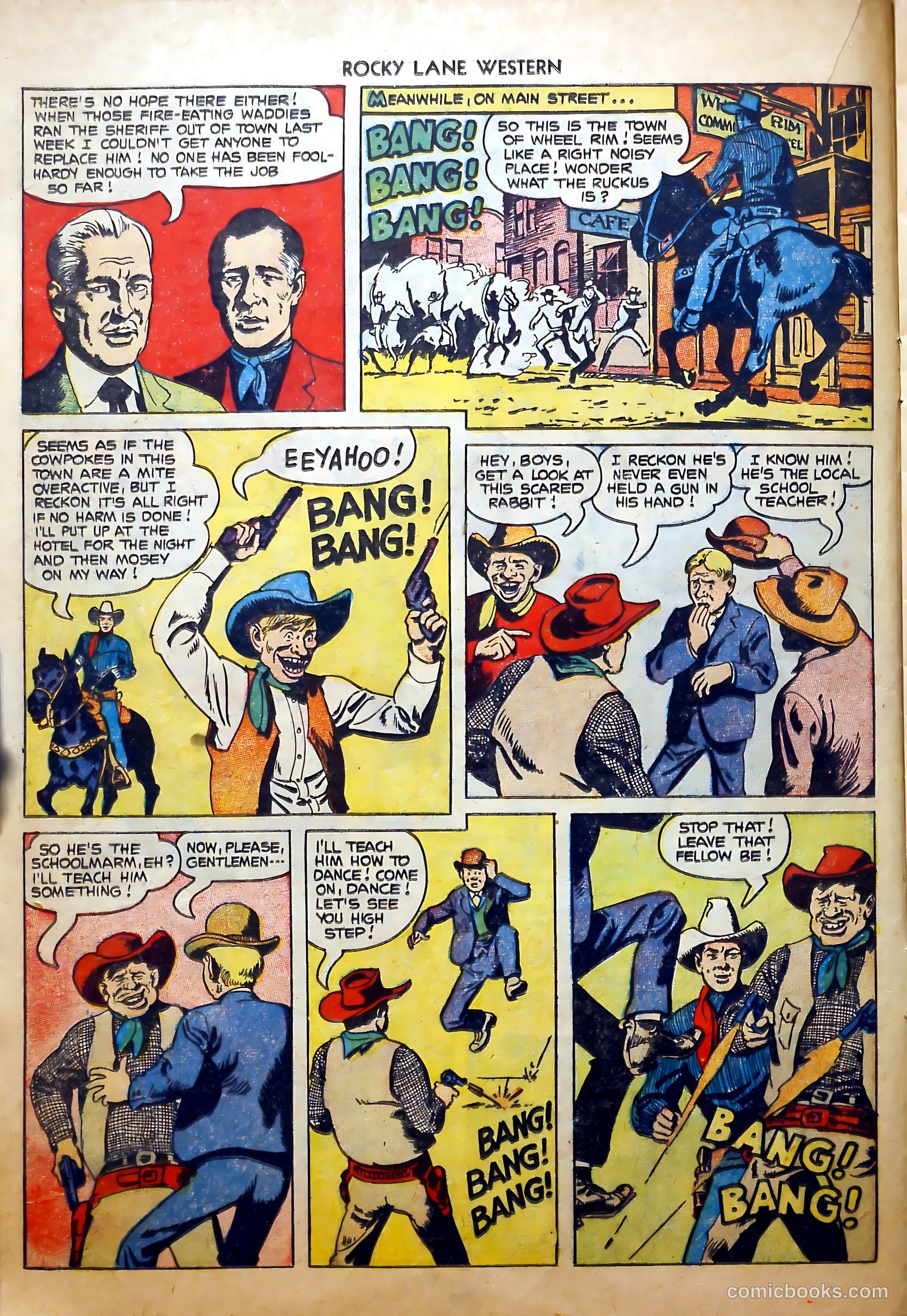 Rocky Lane Western #52 (1953) — page 16 of 36