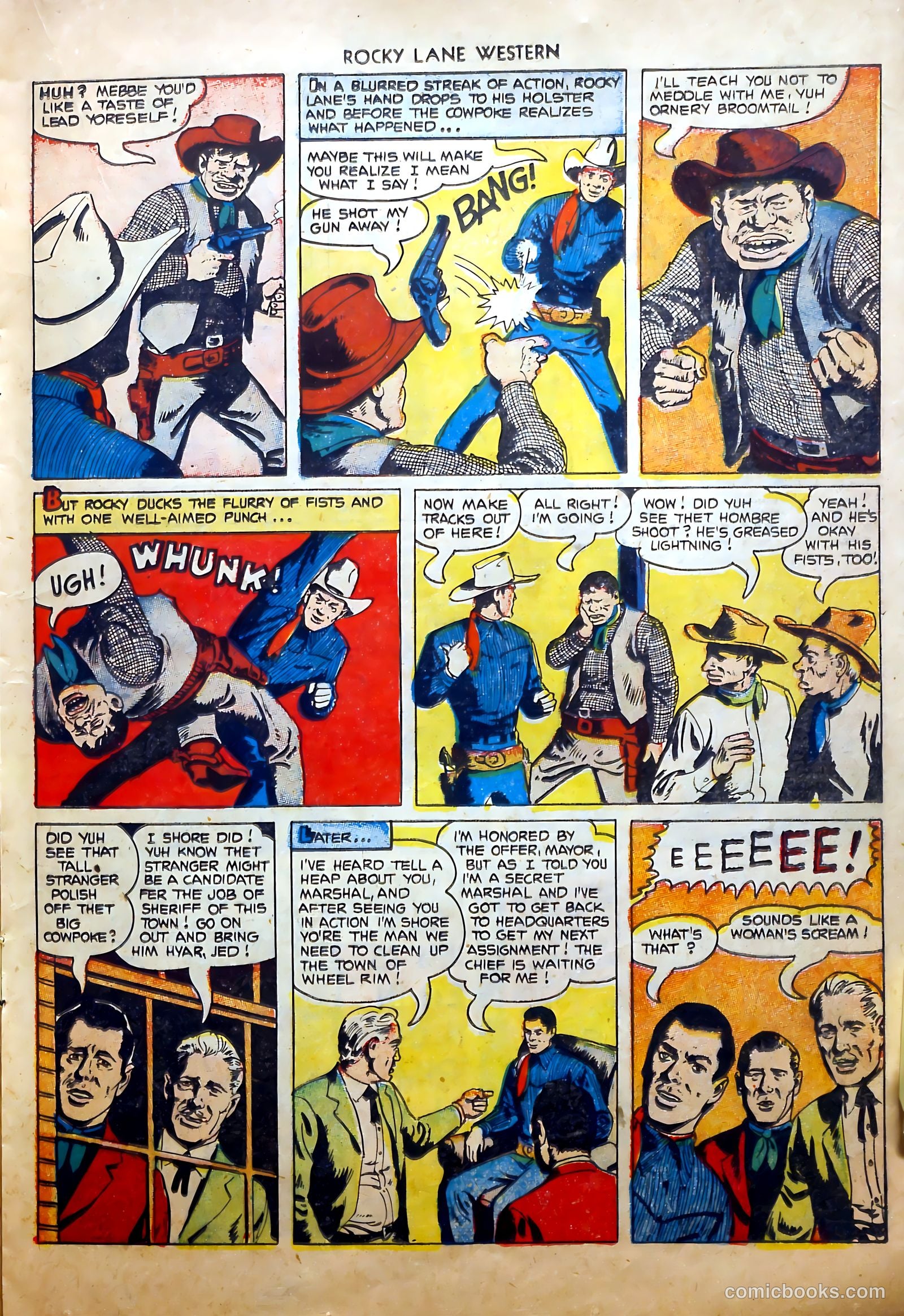 Rocky Lane Western #52 (1953) — page 17 of 36