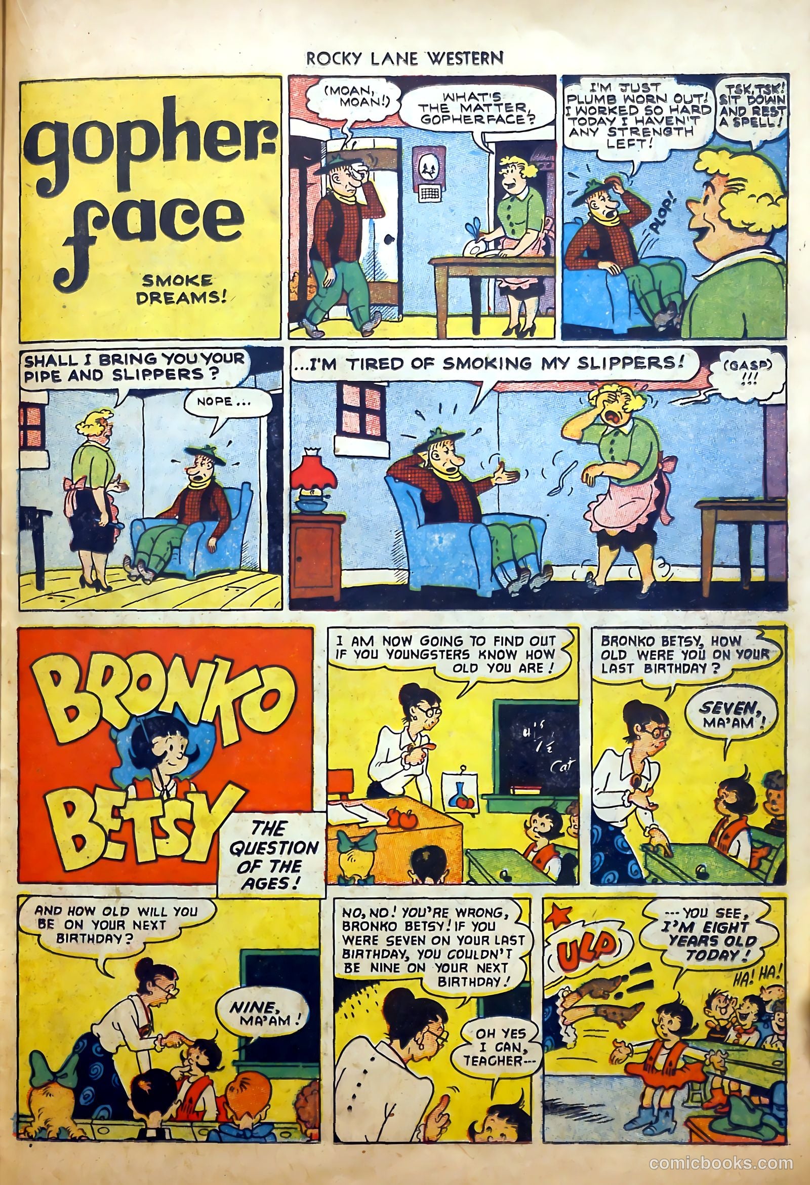 Rocky Lane Western #52 (1953) — page 23 of 36
