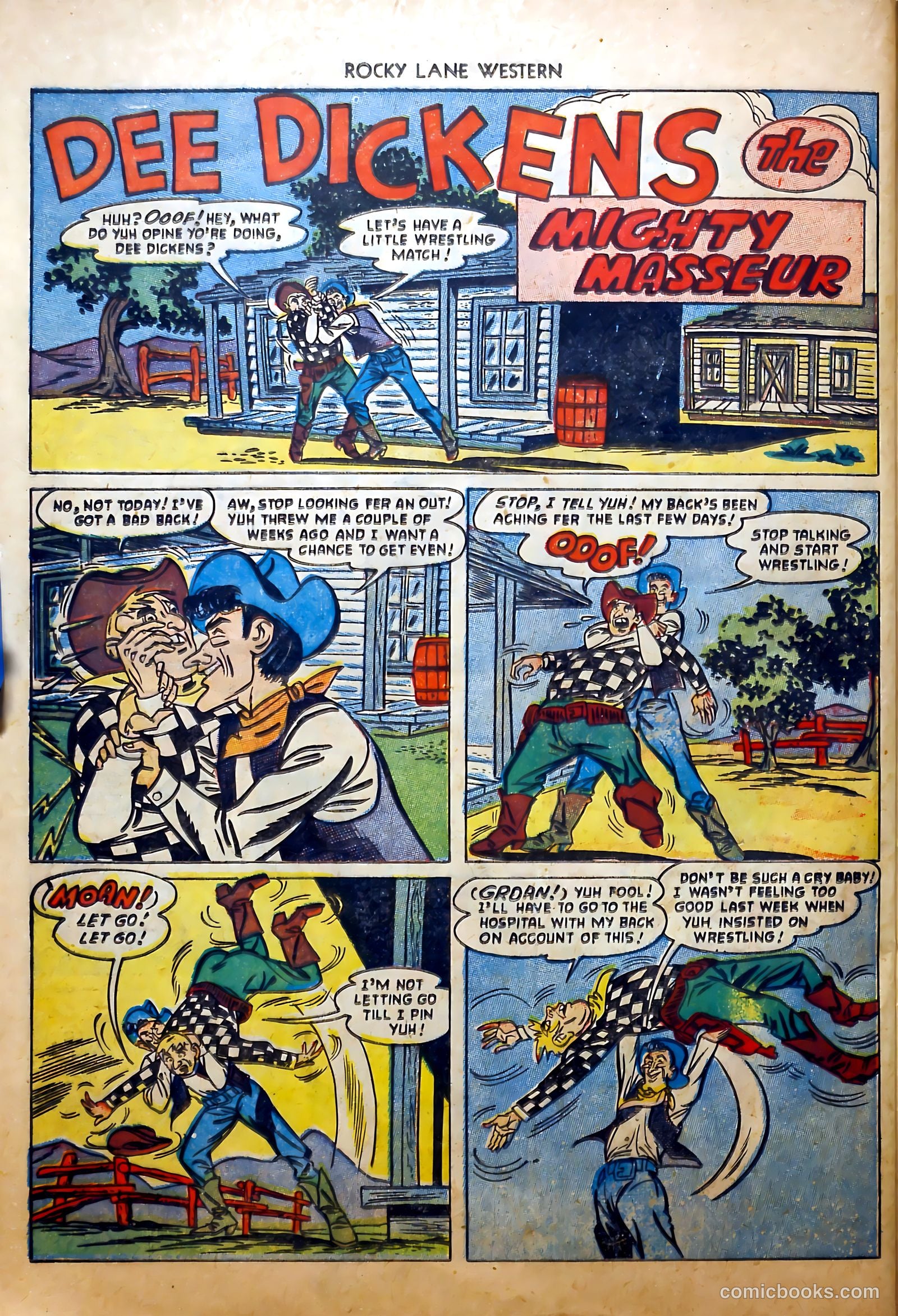 Rocky Lane Western #52 (1953) — page 24 of 36