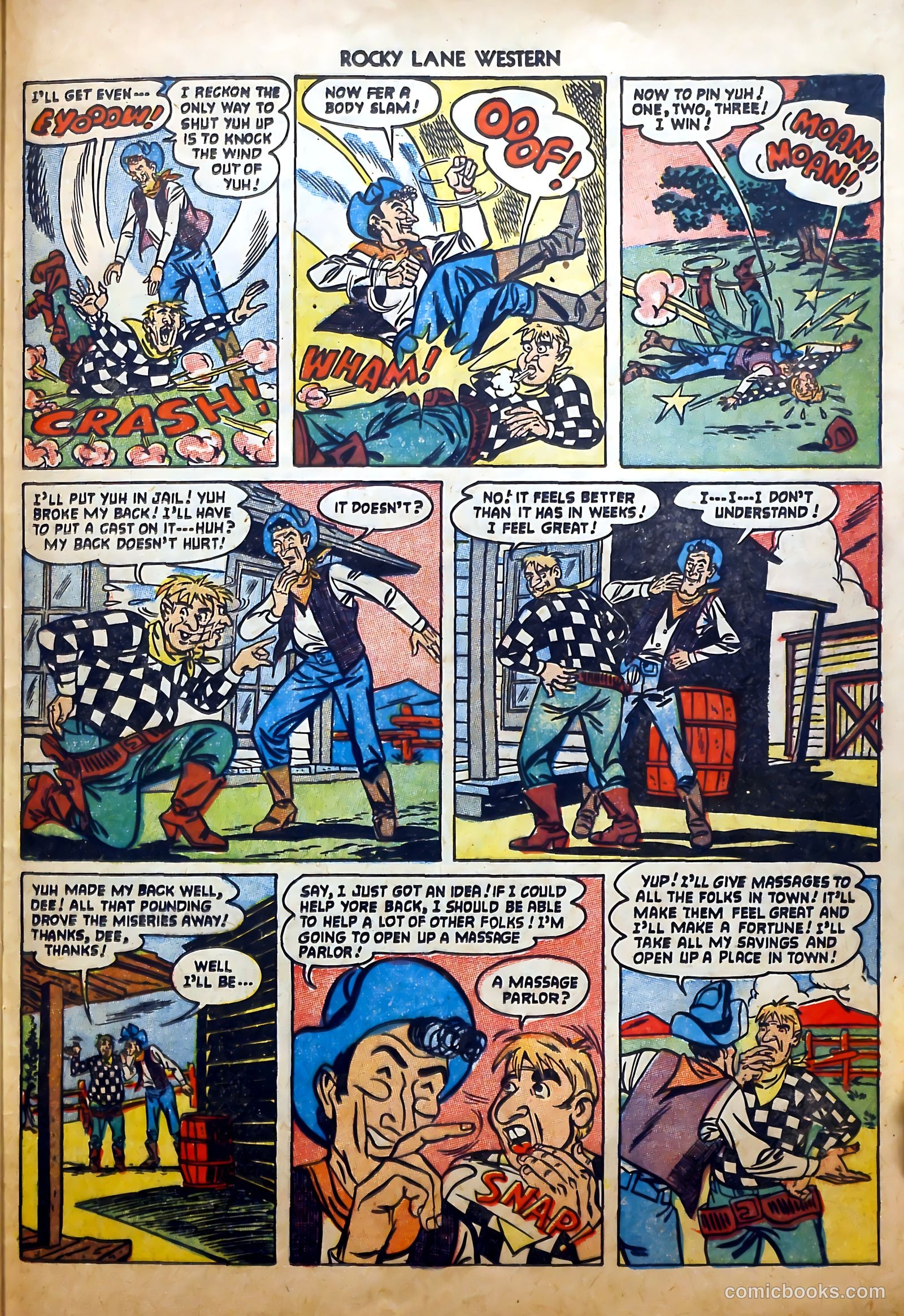 Rocky Lane Western #52 (1953) — page 25 of 36