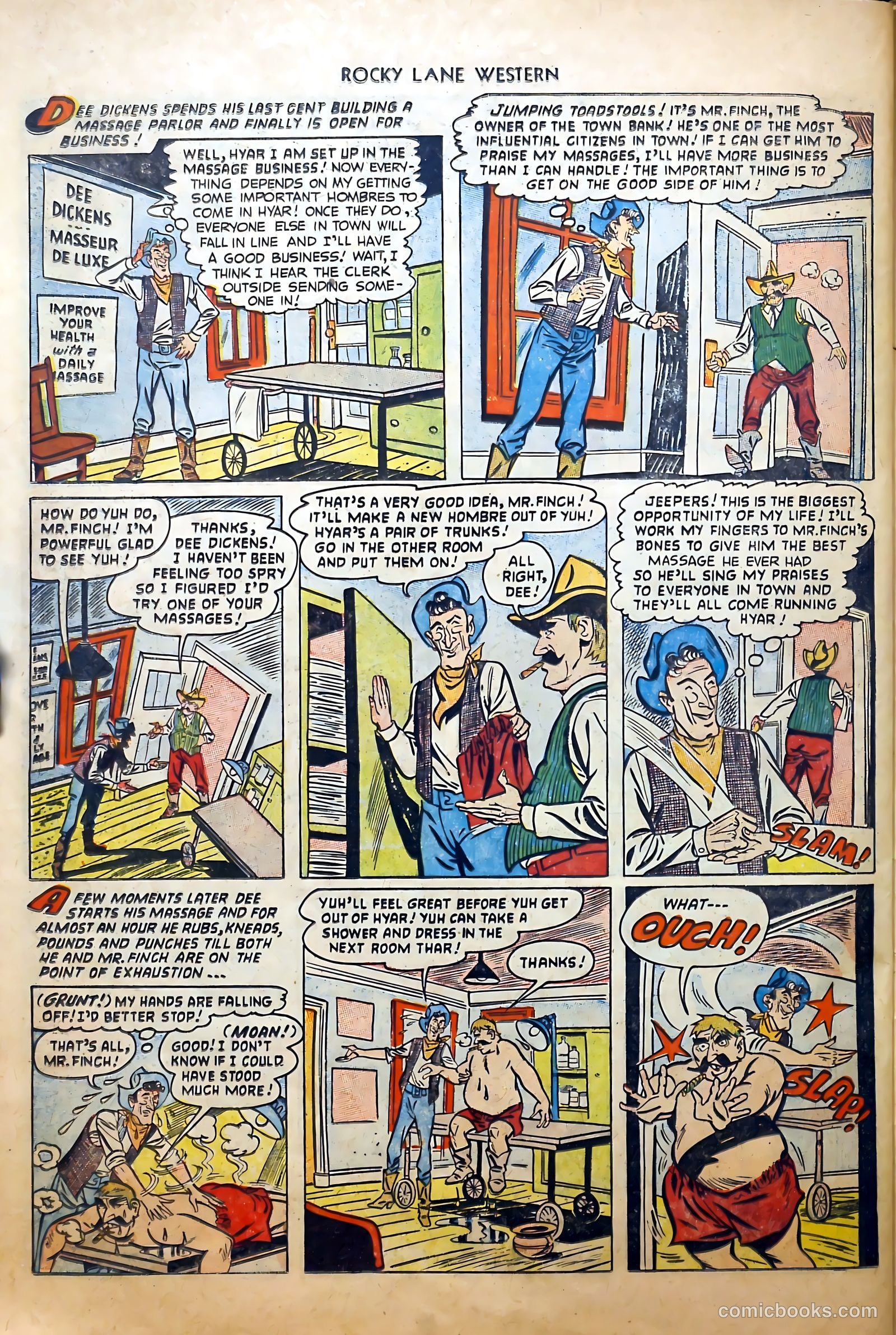 Rocky Lane Western #52 (1953) — page 26 of 36