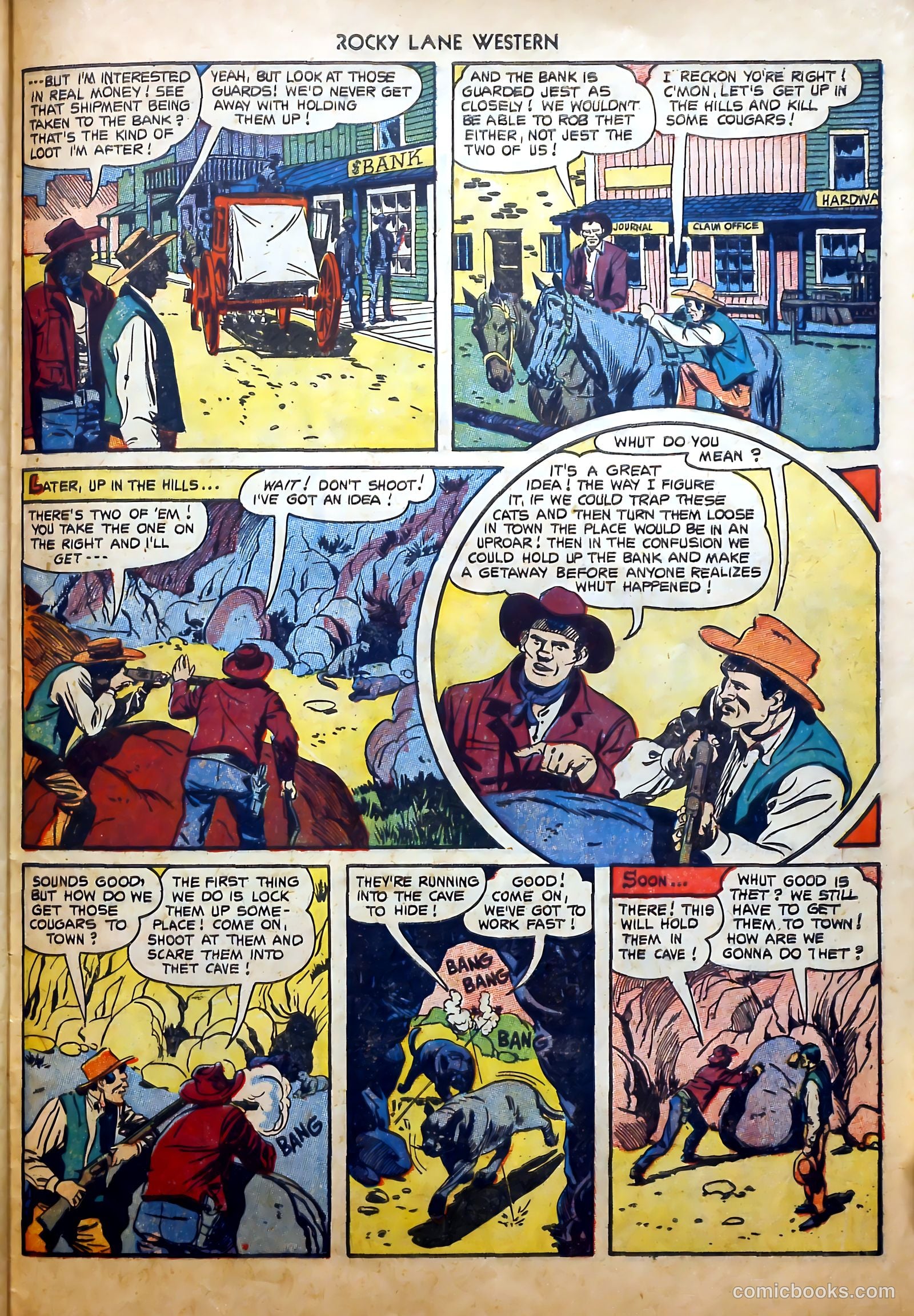 Rocky Lane Western #52 (1953) — page 29 of 36