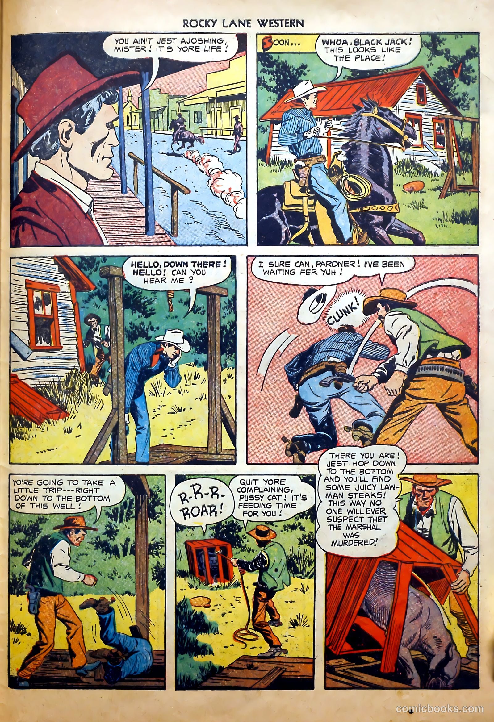 Rocky Lane Western #52 (1953) — page 31 of 36