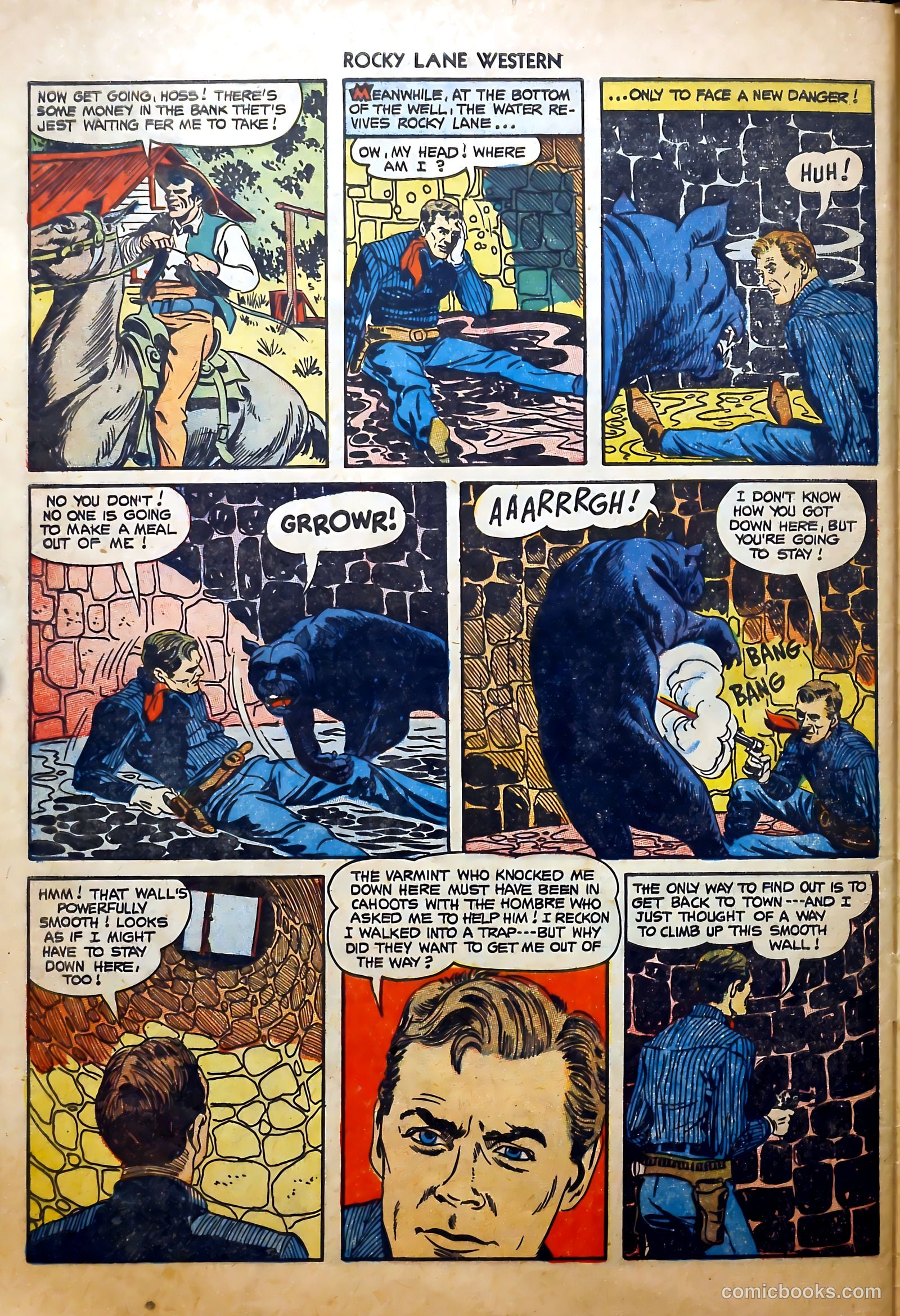 Rocky Lane Western #52 (1953) — page 32 of 36