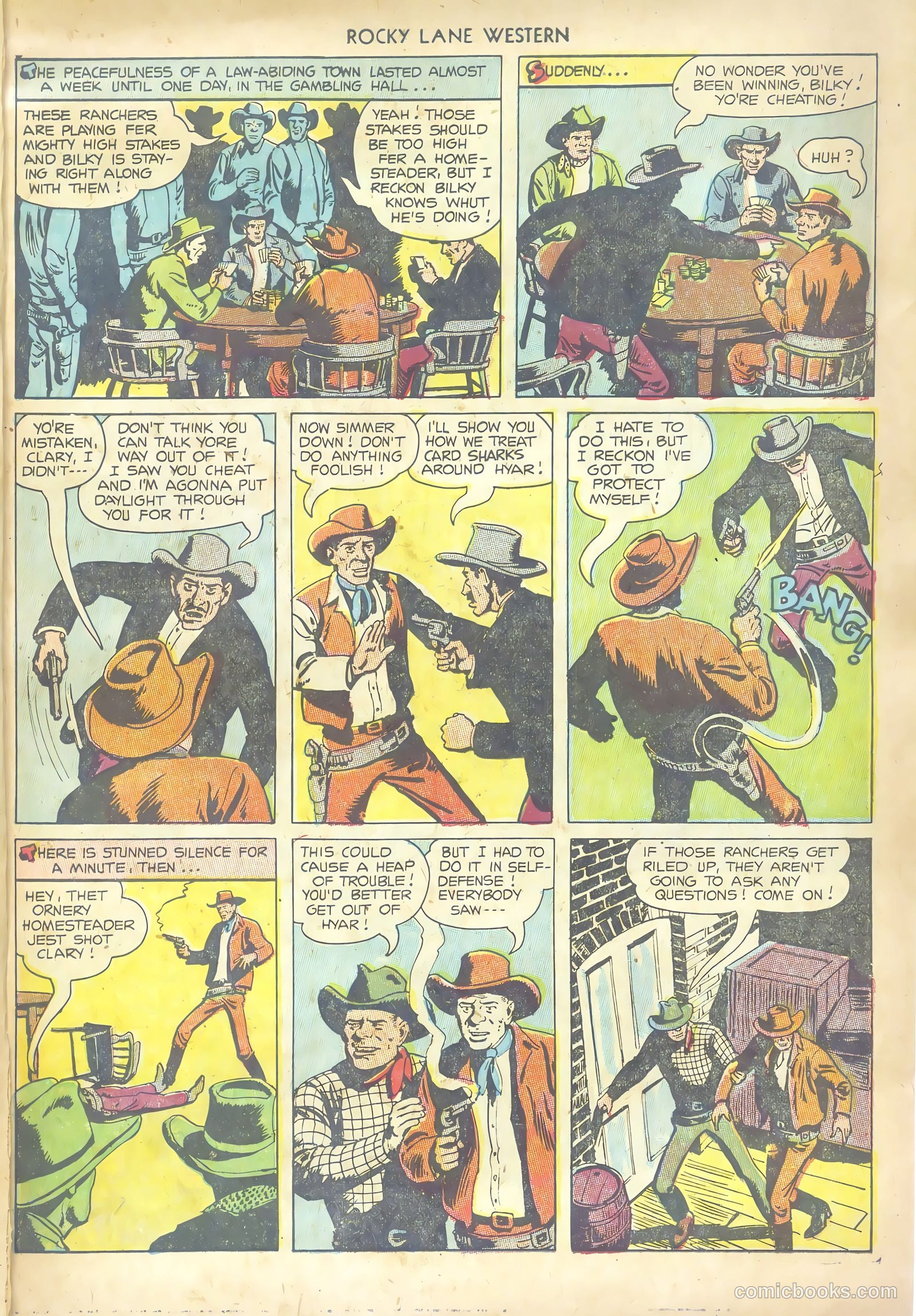 Rocky Lane Western #53 (1953) — page 7 of 36
