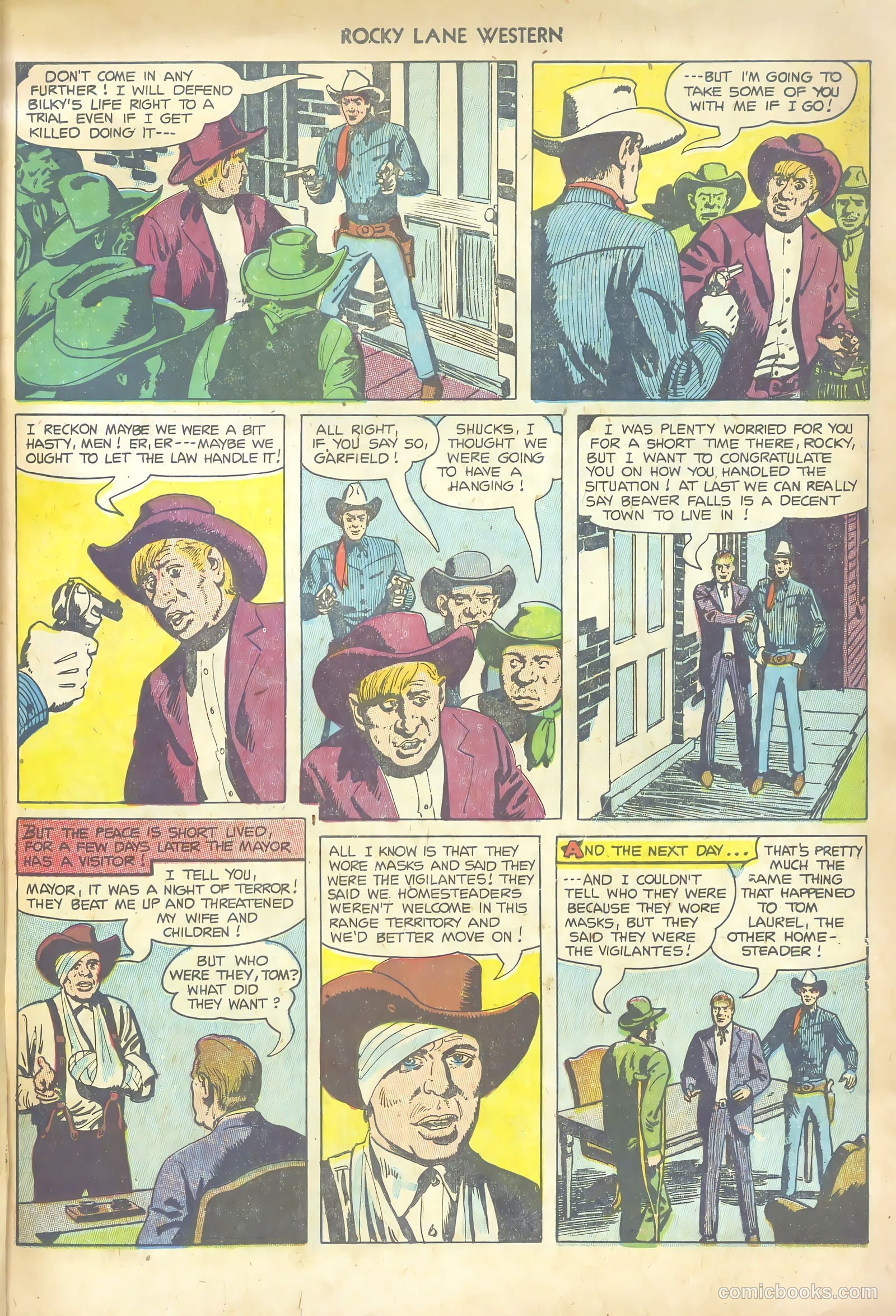 Rocky Lane Western #53 (1953) — page 11 of 36