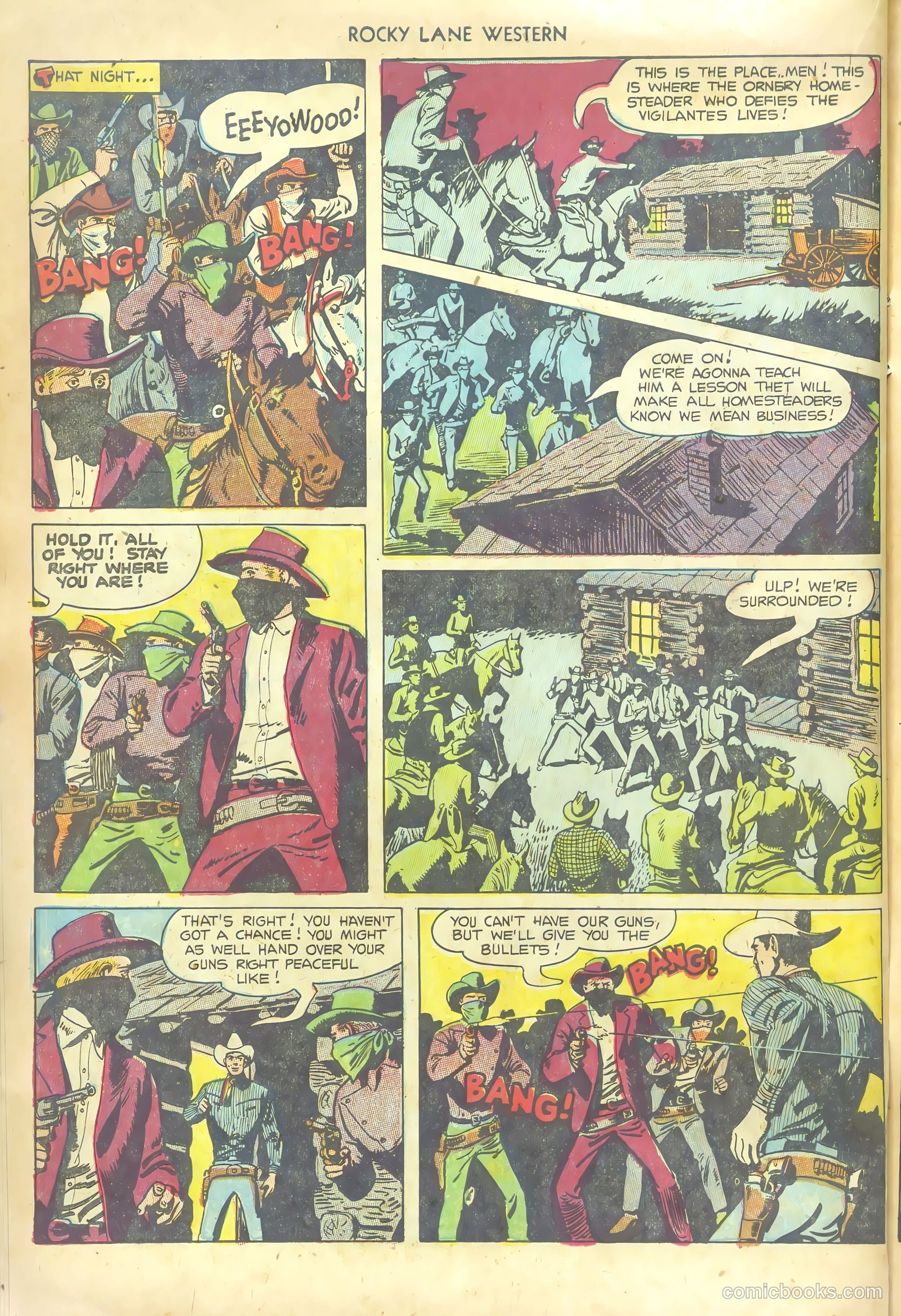 Rocky Lane Western #53 (1953) — page 14 of 36