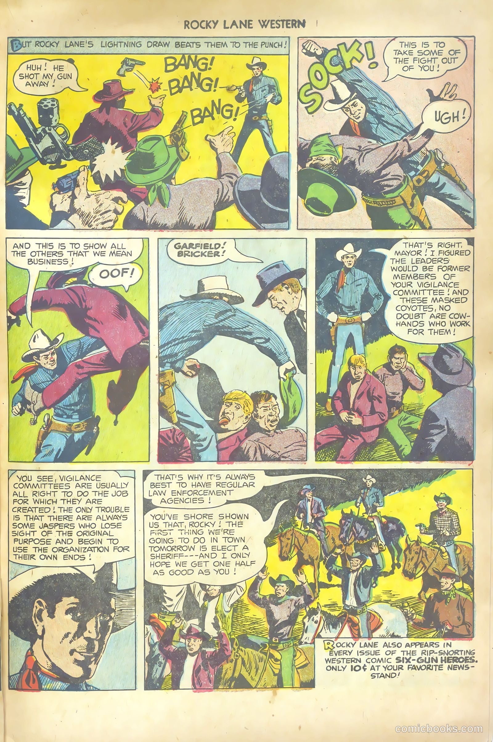 Rocky Lane Western #53 (1953) — page 15 of 36