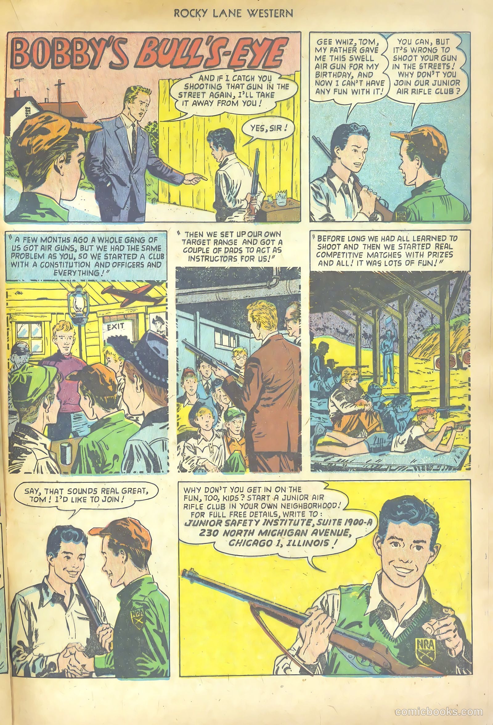 Rocky Lane Western #53 (1953) — page 17 of 36