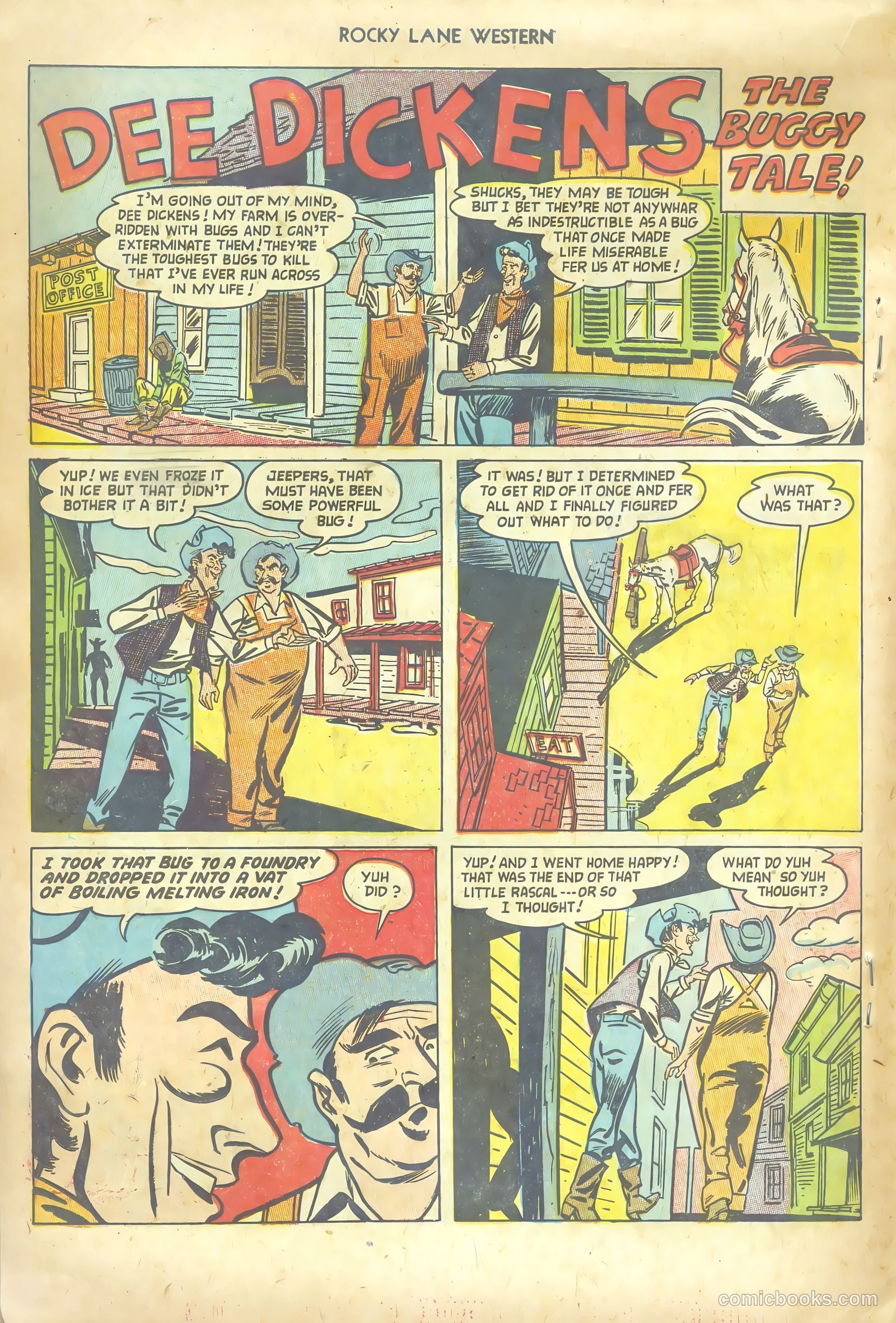 Rocky Lane Western #53 (1953) — page 18 of 36