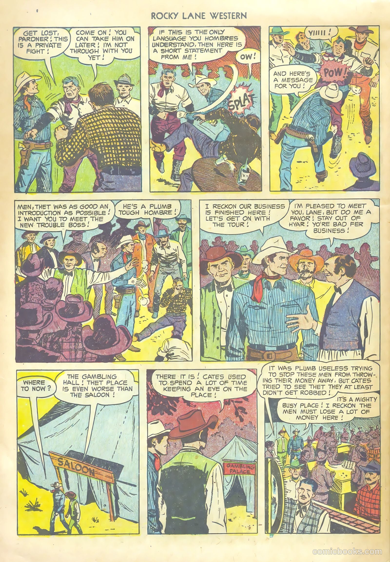 Rocky Lane Western #53 (1953) — page 26 of 36