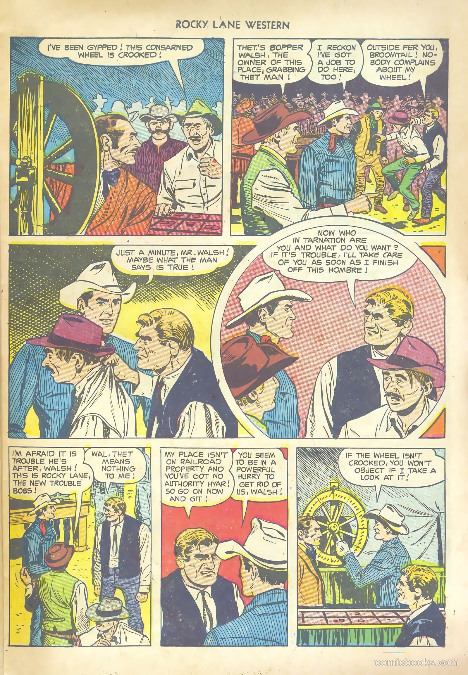 Rocky Lane Western #53 (1953) — page 27 of 36