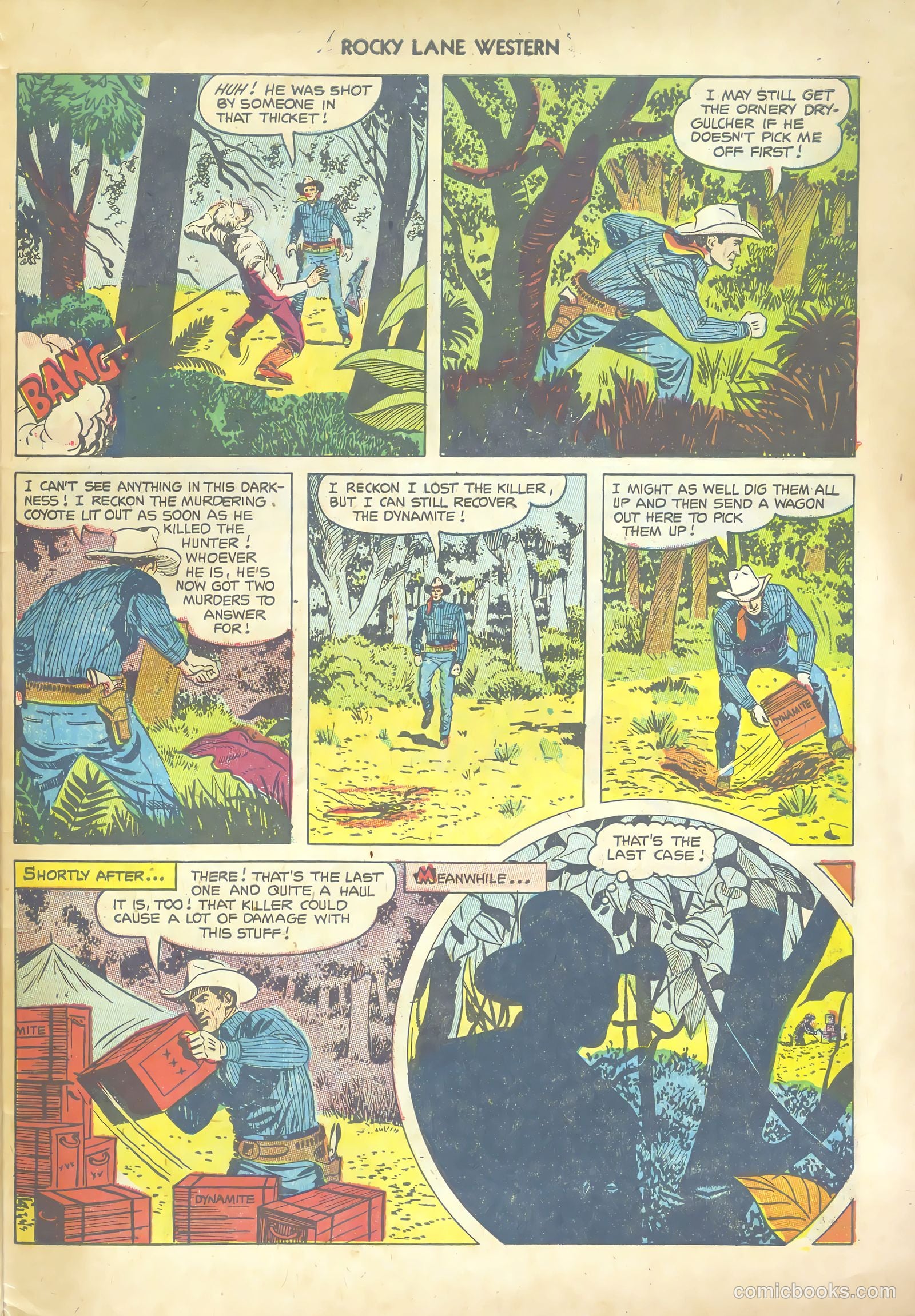 Rocky Lane Western #53 (1953) — page 31 of 36