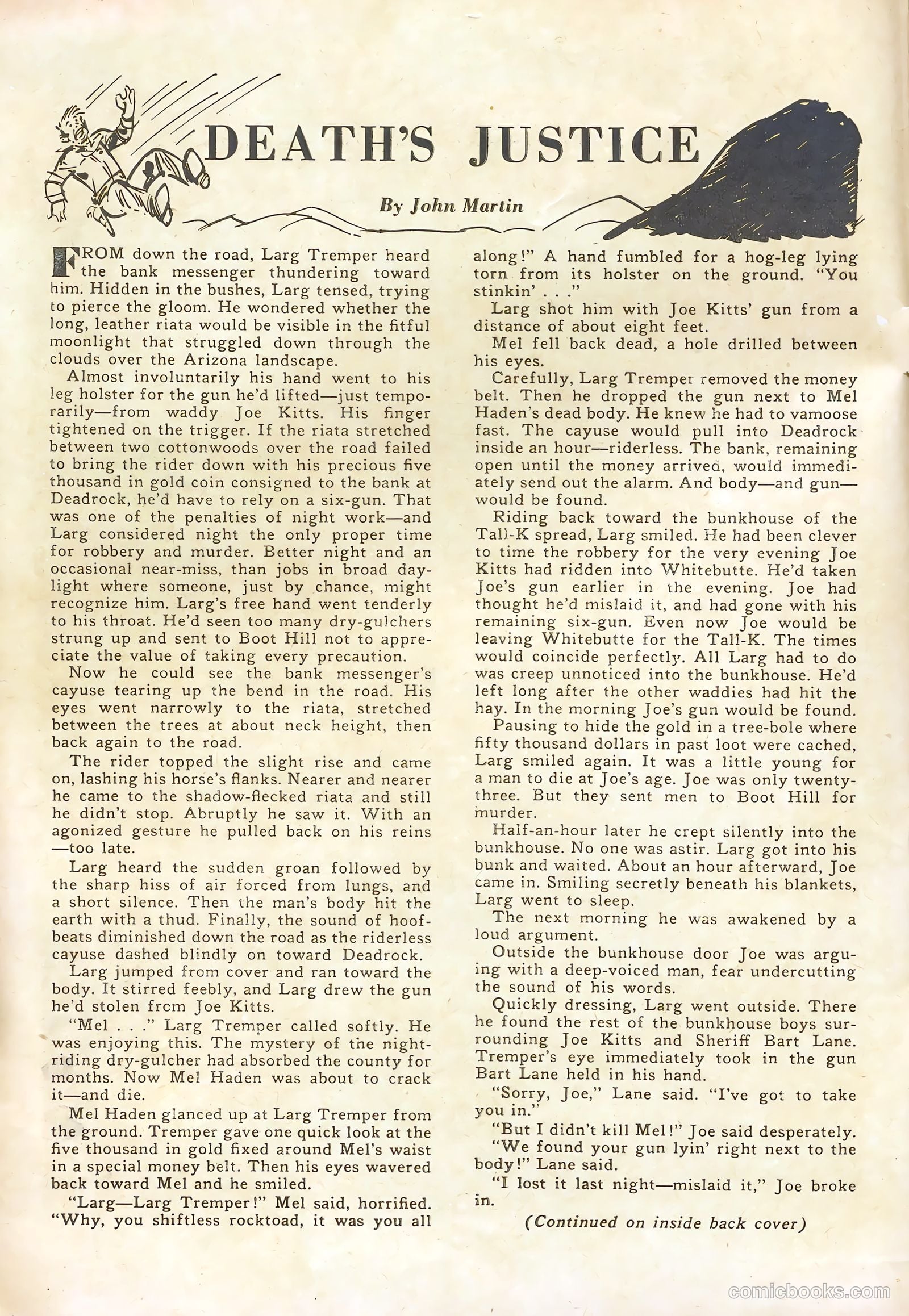 Rocky Lane Western #54 (1953) — page 2 of 36
