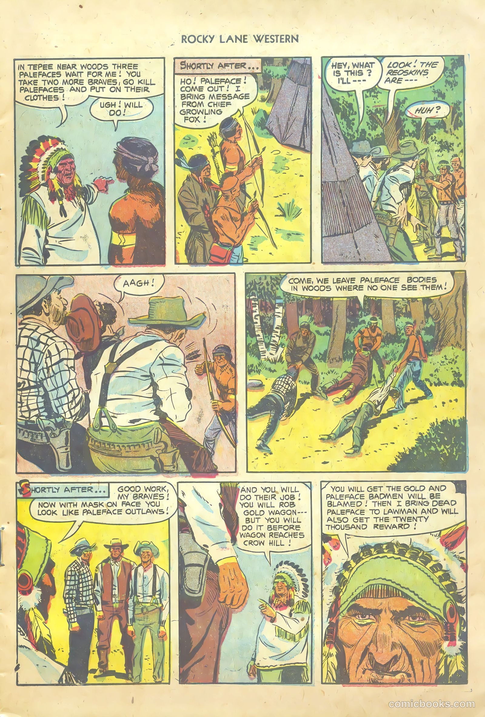Rocky Lane Western #54 (1953) — page 11 of 36