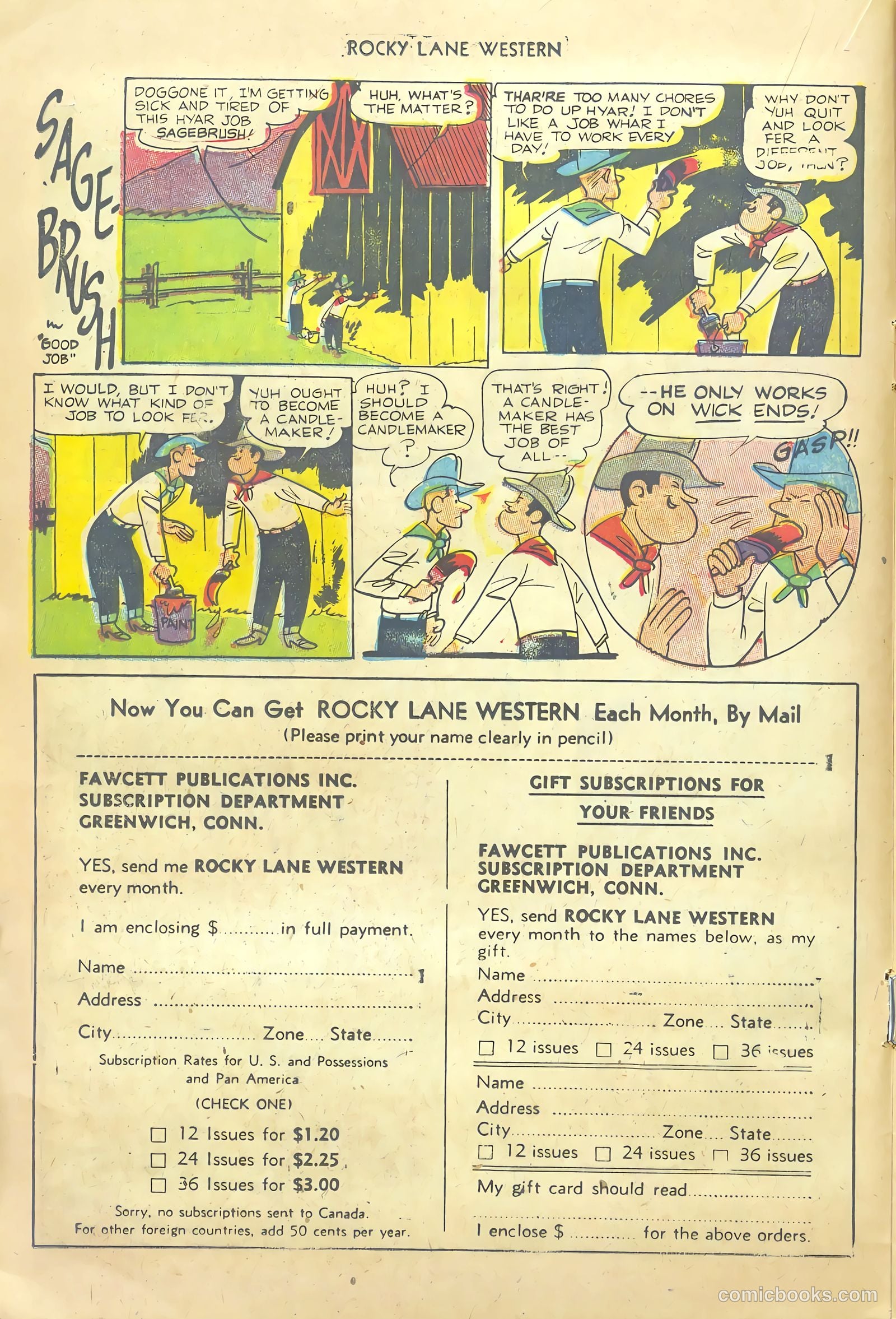 Rocky Lane Western #54 (1953) — page 16 of 36