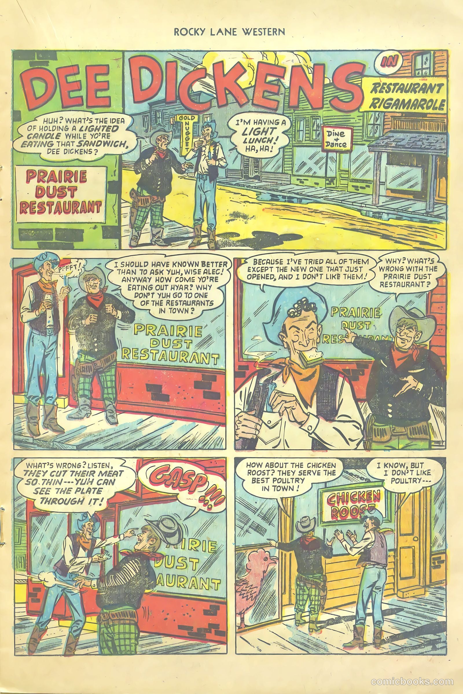 Rocky Lane Western #54 (1953) — page 17 of 36