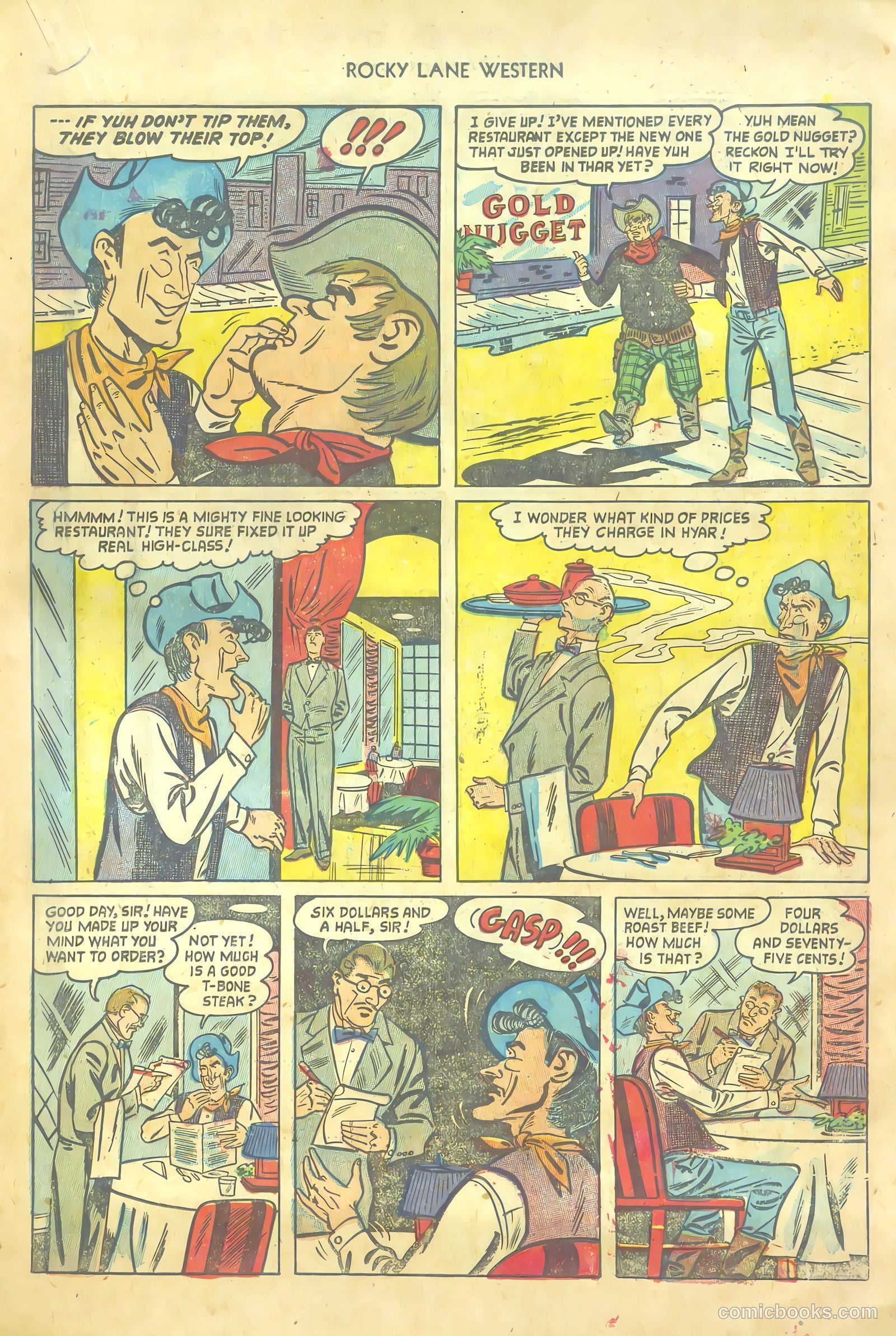 Rocky Lane Western #54 (1953) — page 19 of 36