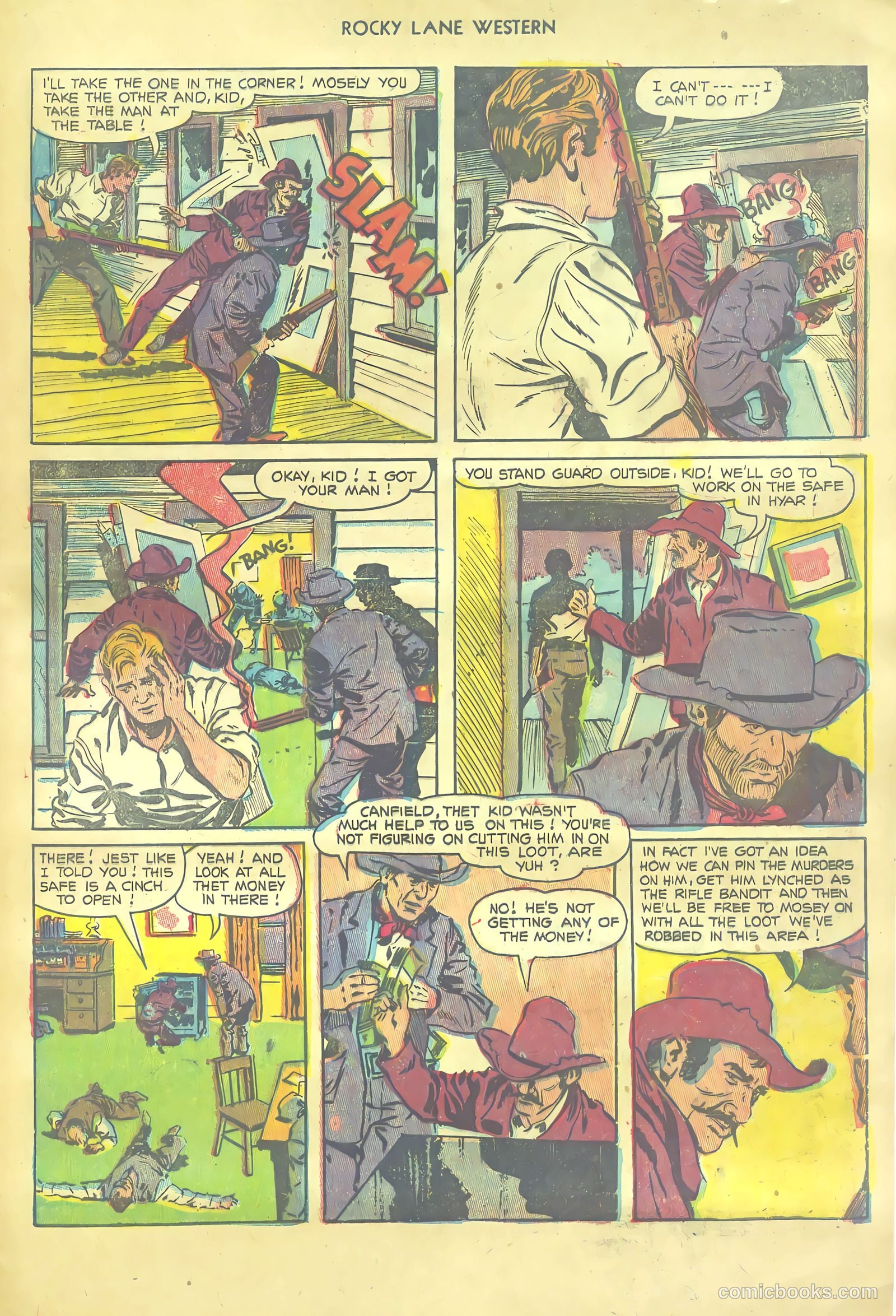 Rocky Lane Western #54 (1953) — page 29 of 36